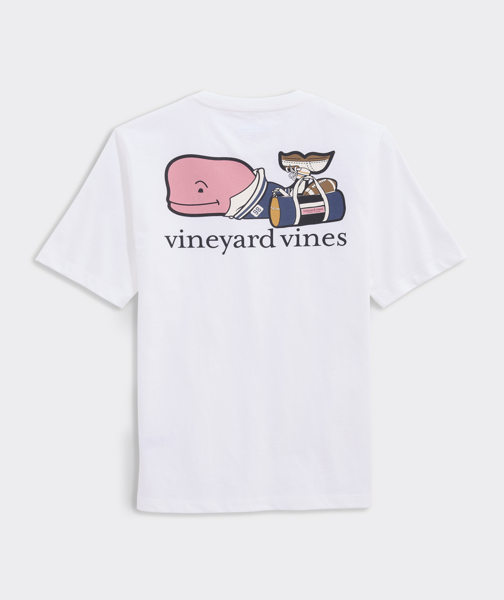 Boys' Football Back To School Whale Short-Sleeve Pocket Tee