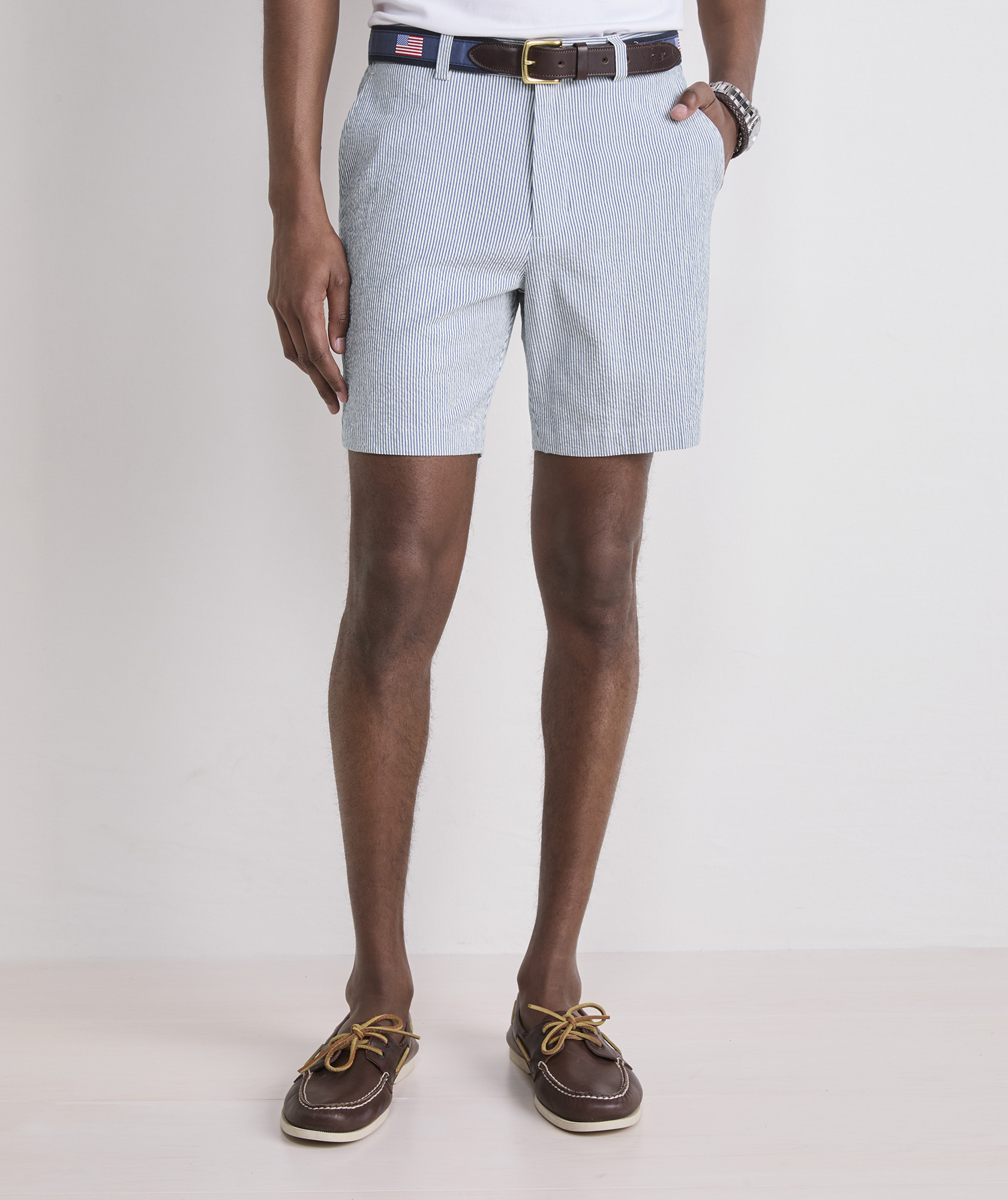 7 Inch Seersucker Breaker Shorts