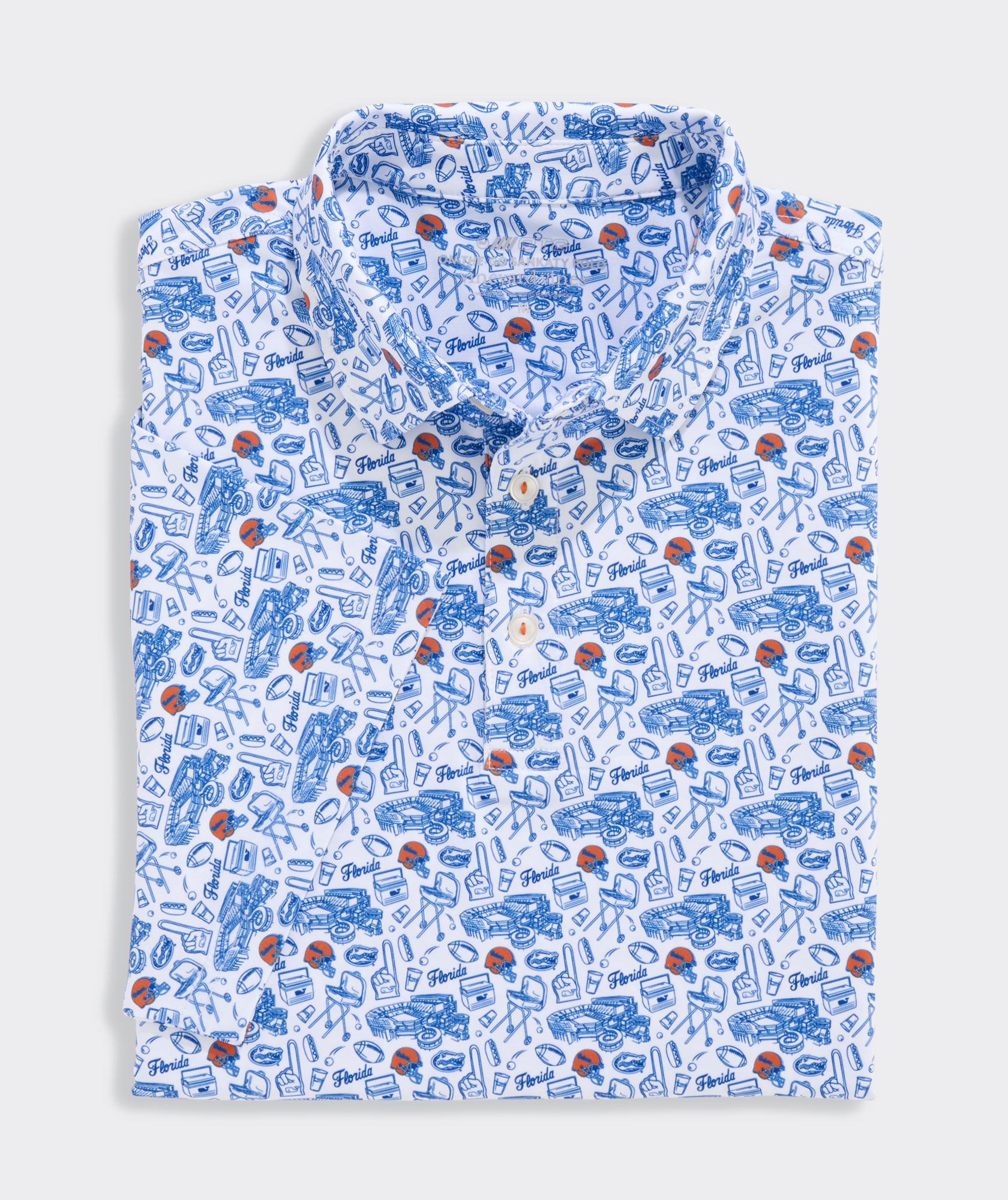 University of Florida Men's Printed Sankaty Polo