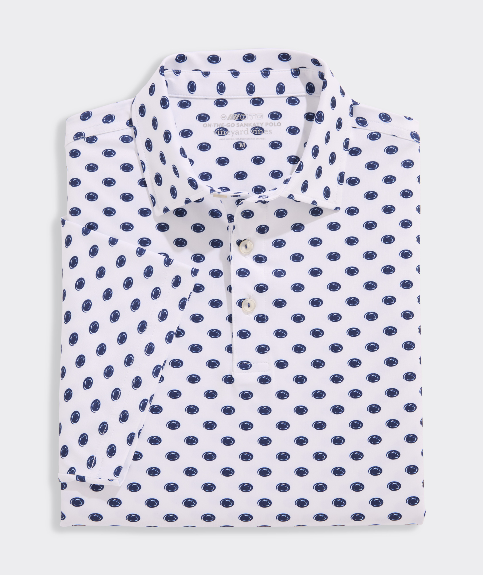 Penn State University Men's Printed Sankaty Polo