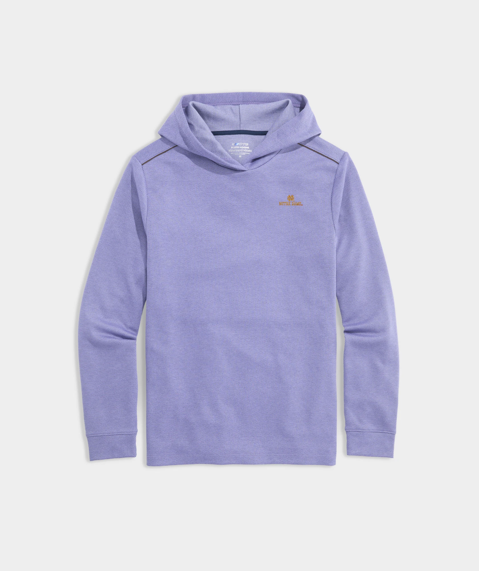 Notre Dame - Men's Golf Bluffs Herringbone Hoodie