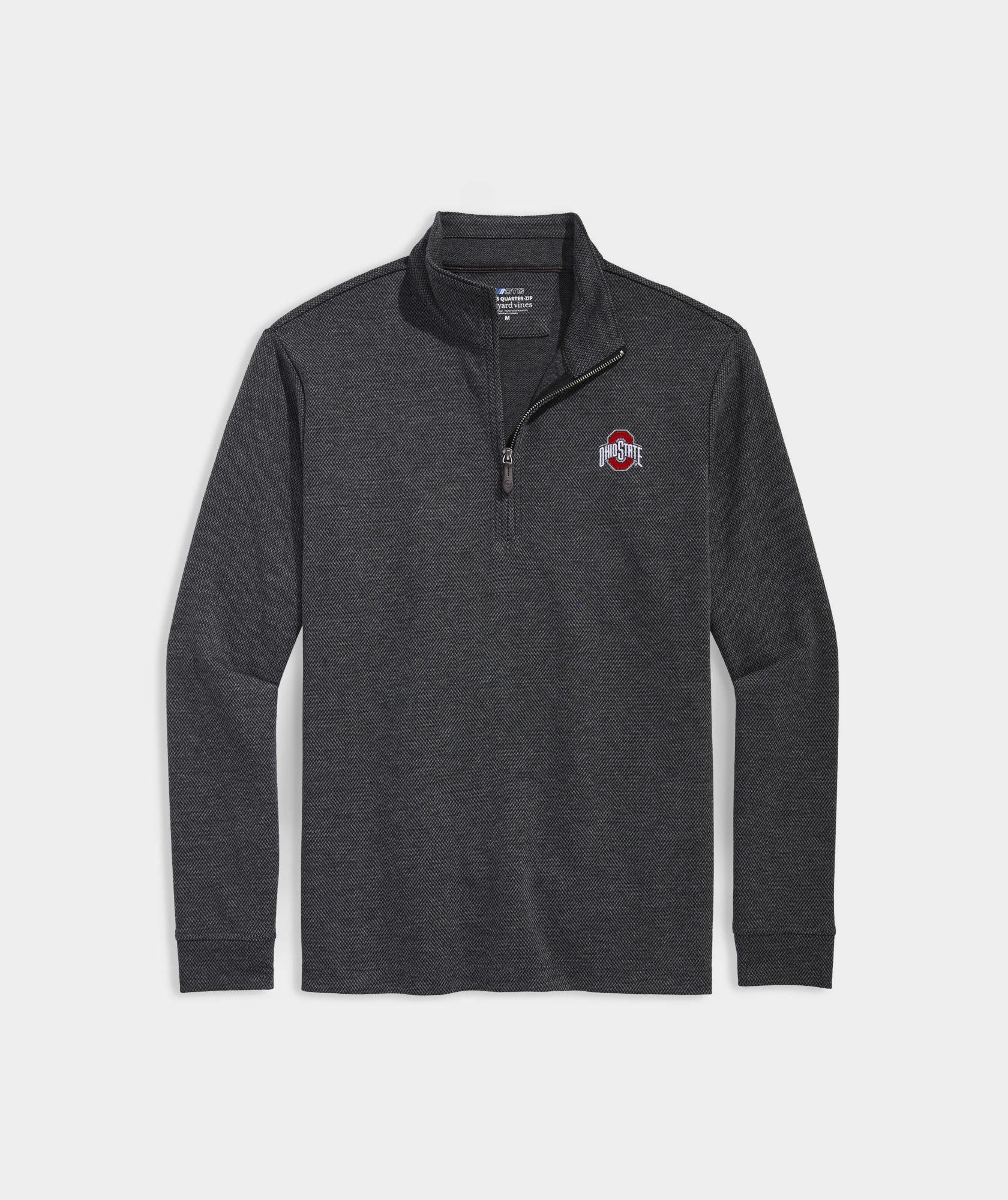 The Ohio State University - Men's Golf Bluffs Herringbone Quarter-Zip