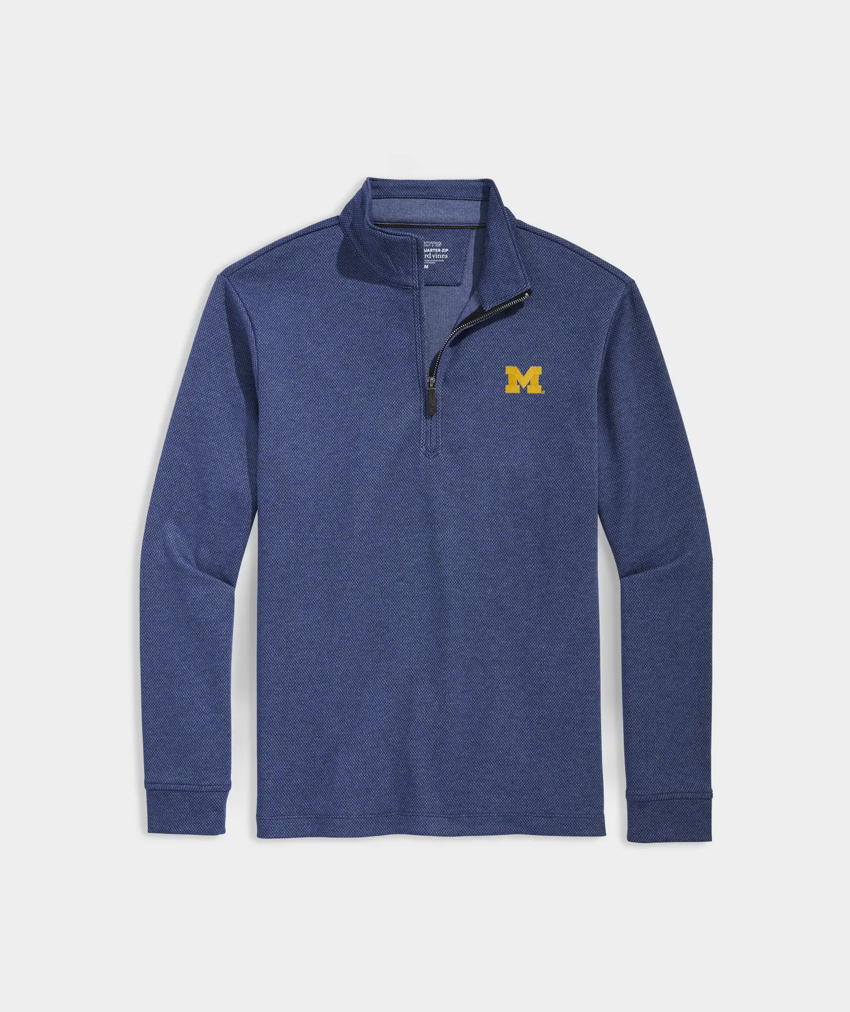 University of Michigan - Men's Golf Bluffs Herringbone Quarter-Zip