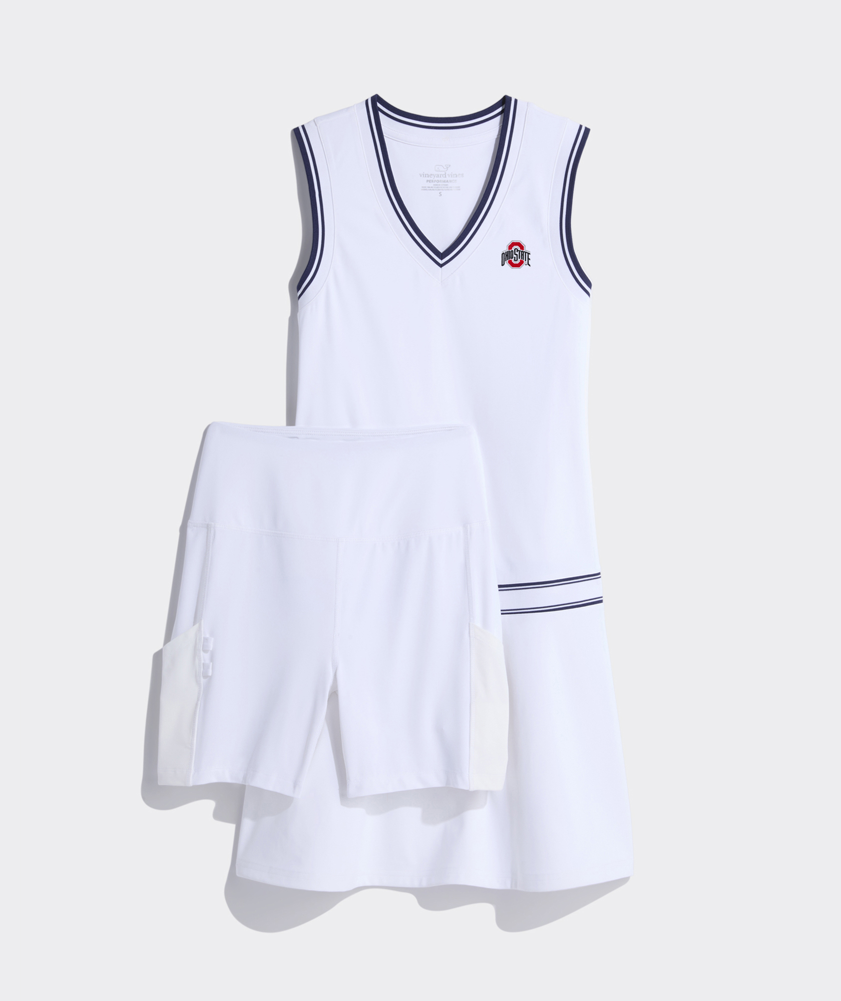 Women's The Ohio State University Sleeveless Drop-Waist Dress
