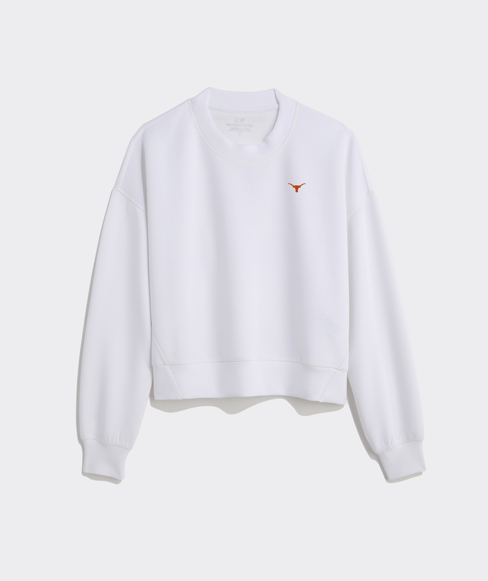 Women's University Of Texas Scuba Cropped Crewneck Sweatshirt