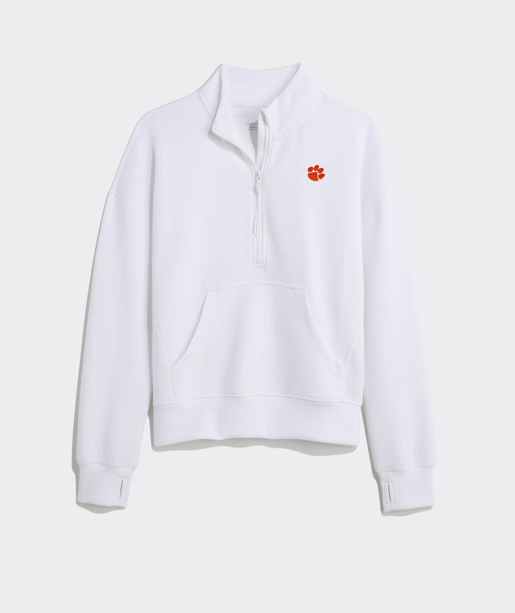 Women's Clemson University Scuba Oversized Quarter-Zip