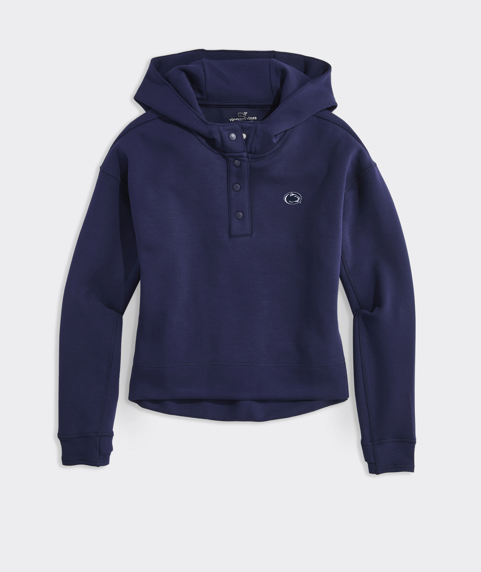 Women's Penn State University Snap-Front Hooded Pullover