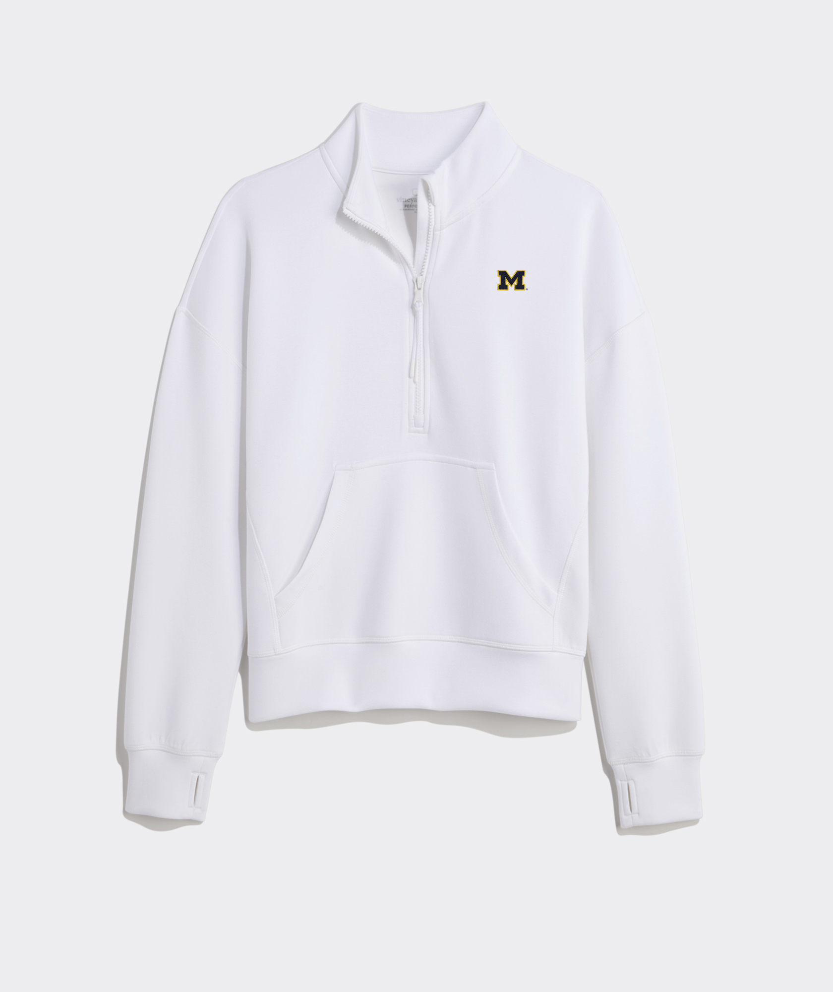 Women's University Of Michigan Scuba Oversized Quarter-Zip