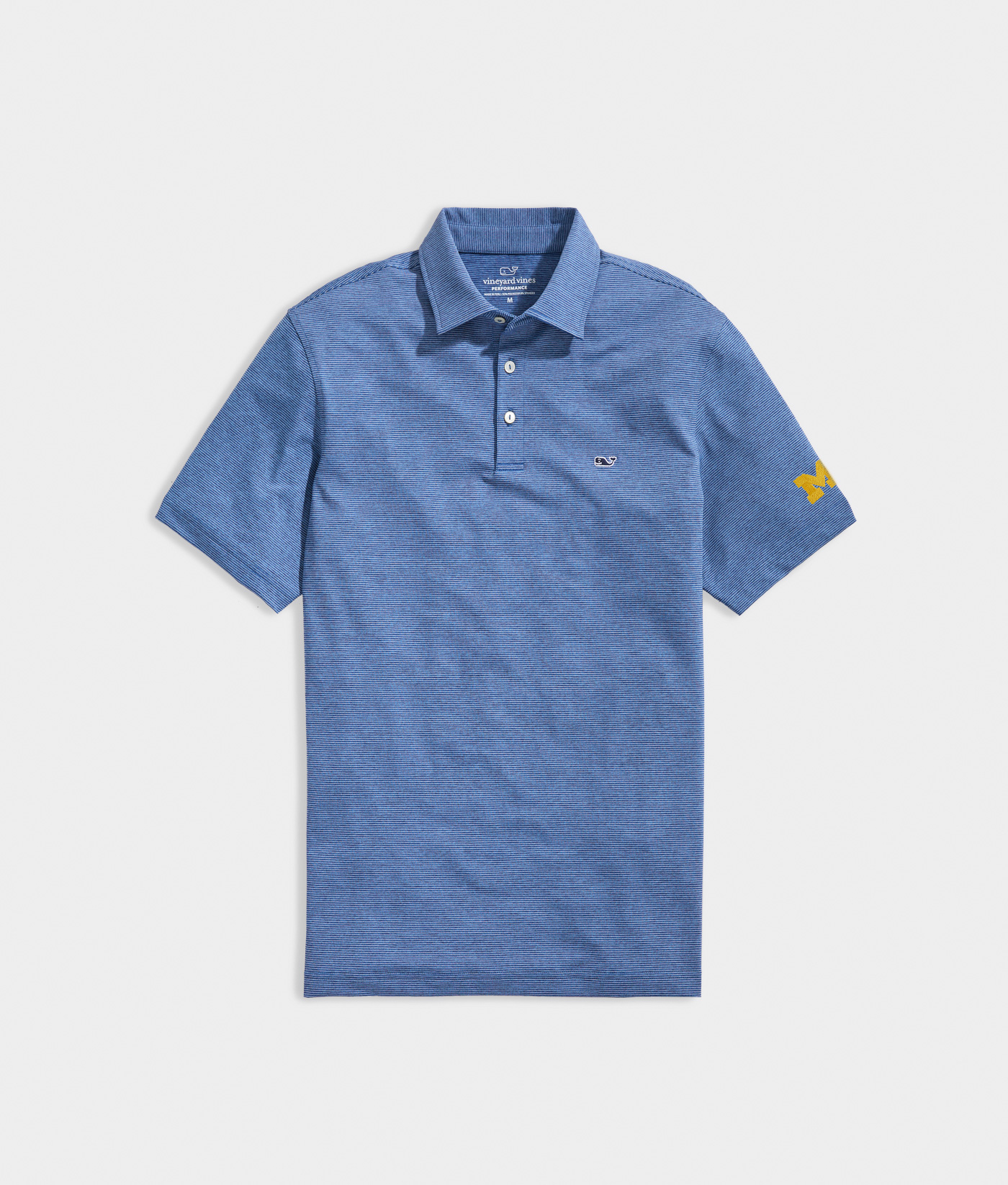 University of Michigan - Men's St Jean Stripe Sankaty Polo