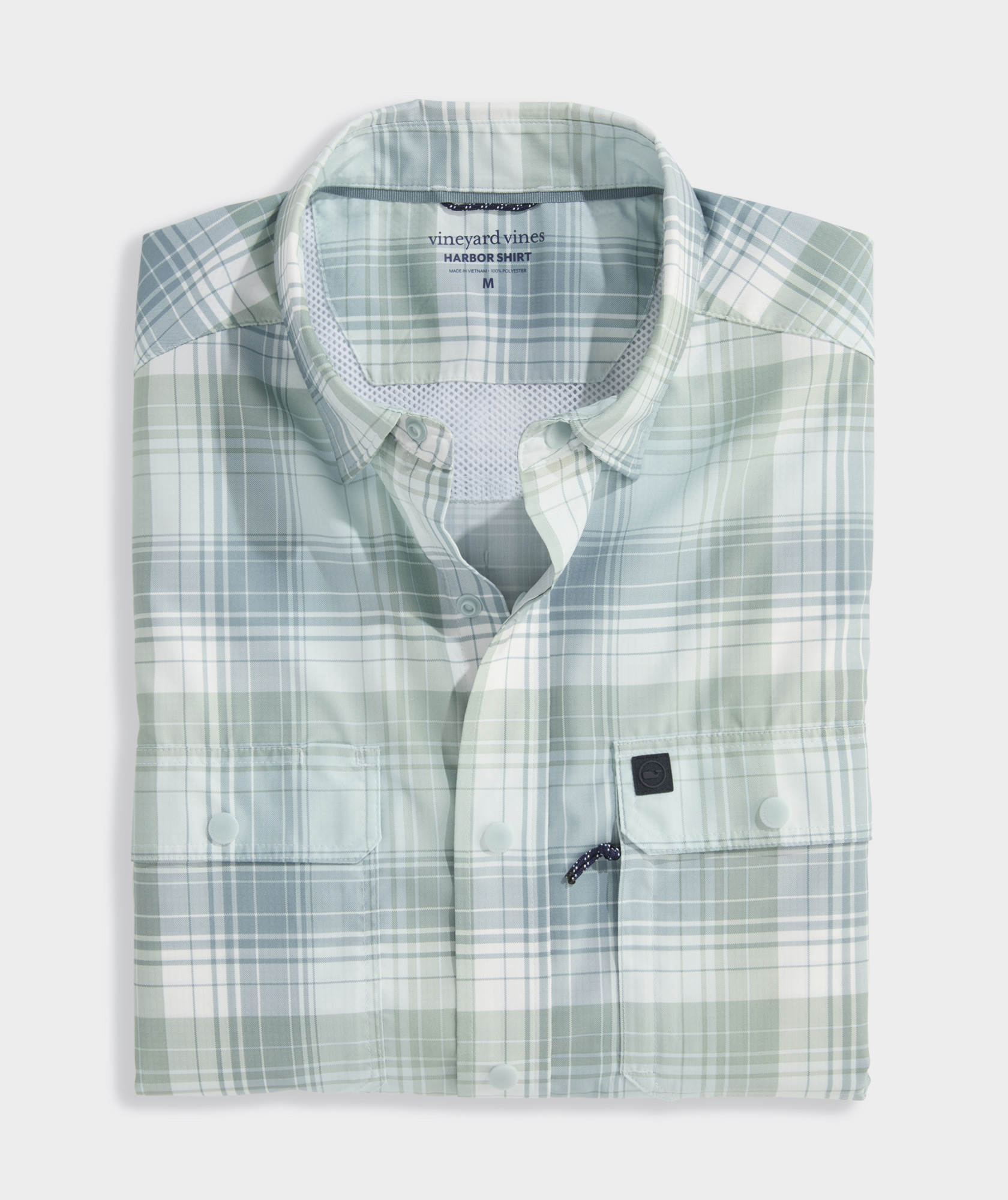 Deepwater Plaid Performance Harbor Shirt