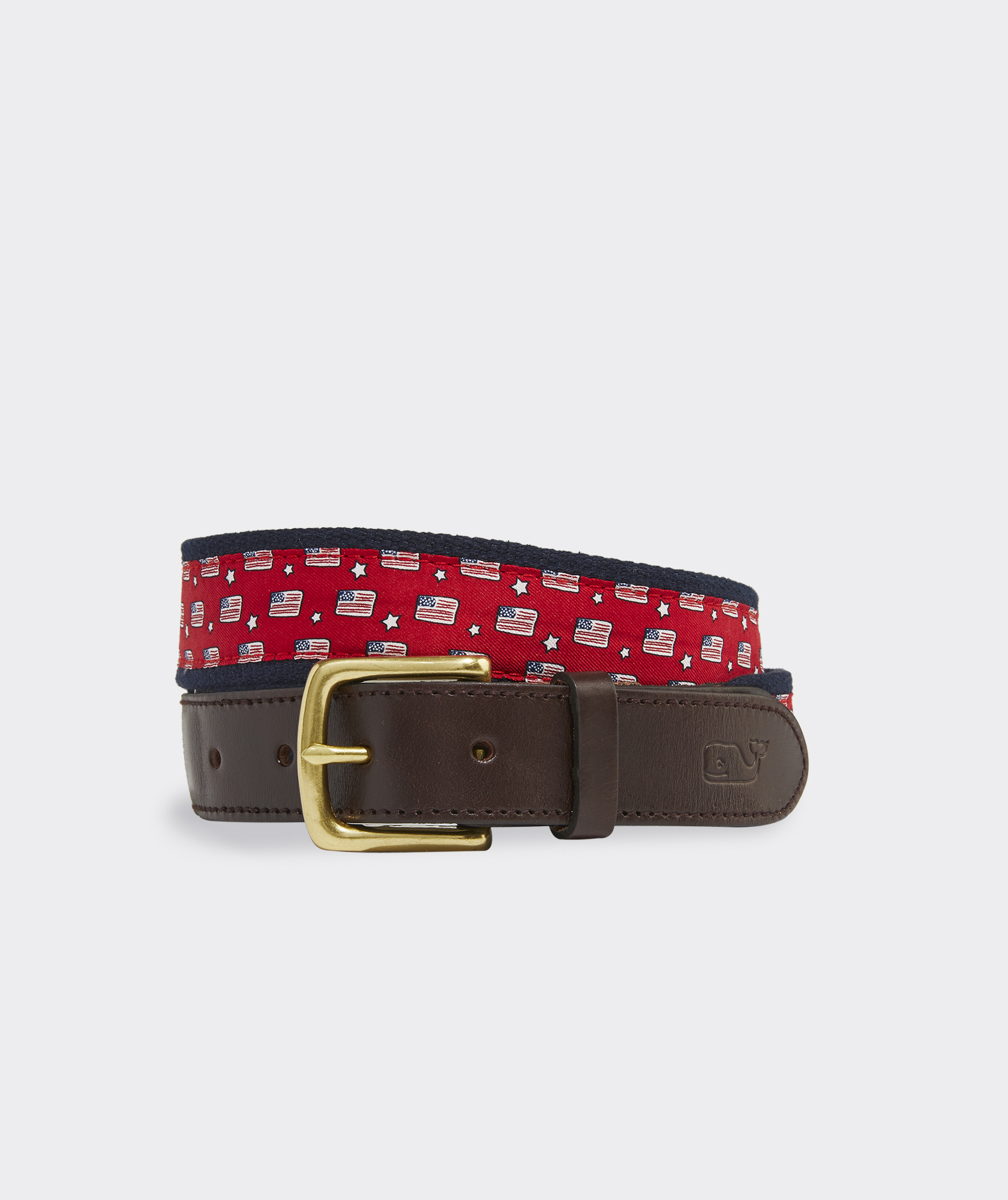 Flag & Stars Canvas Club Belt