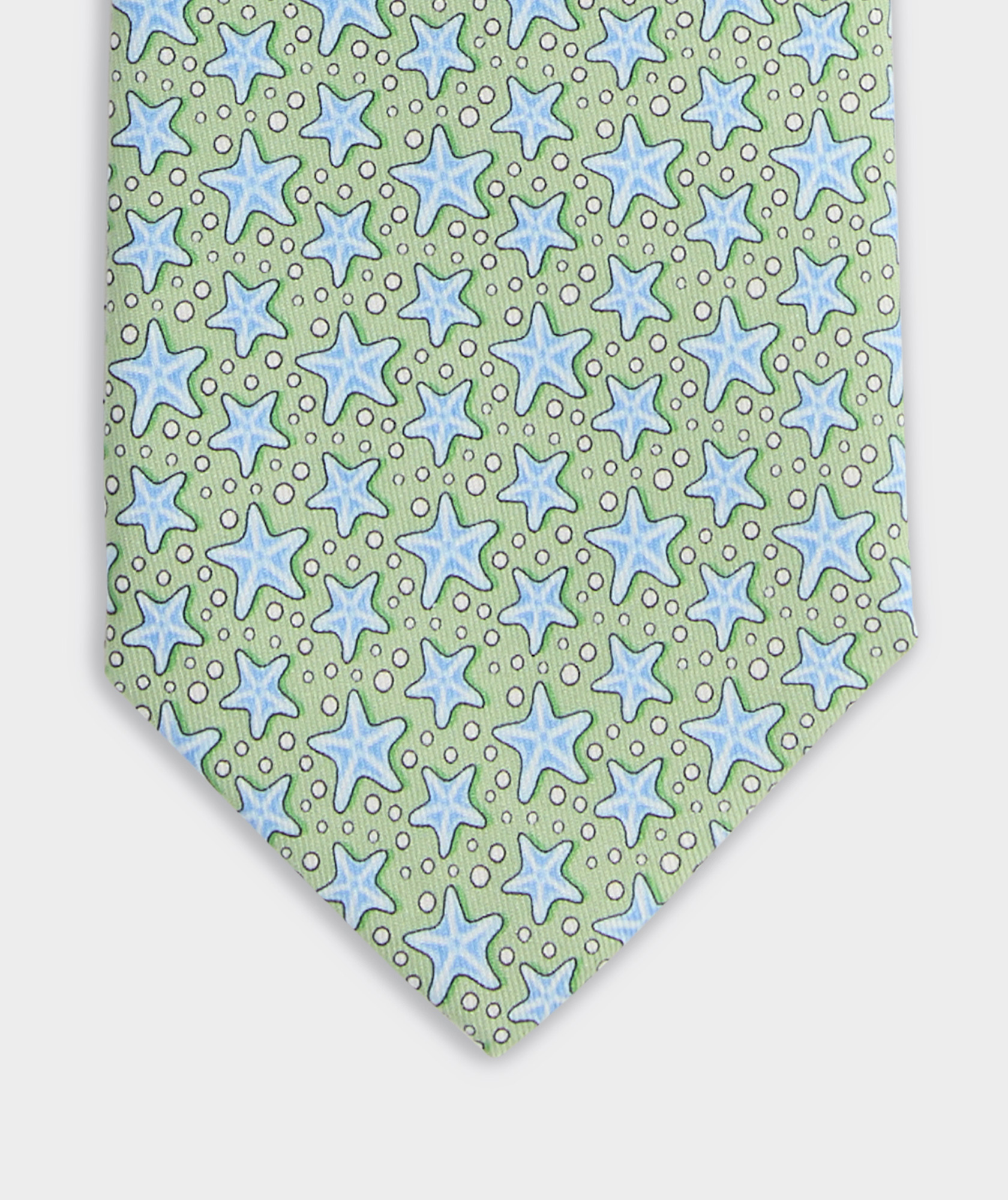 Starfish Silk Tie 1 46515-starfish-silk-tie-green-58-variation-1.jpg