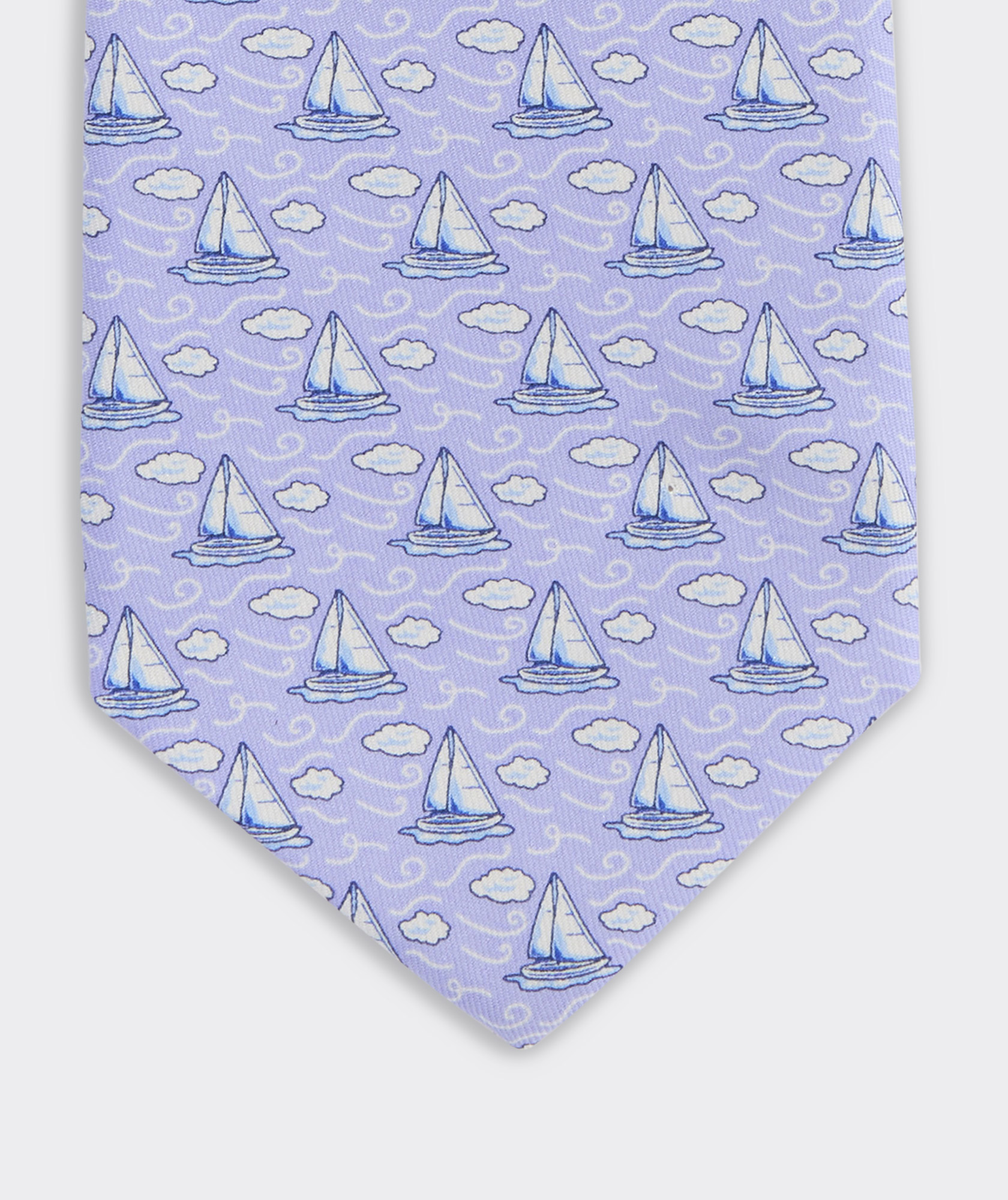 Classic Sailboat Silk Tie