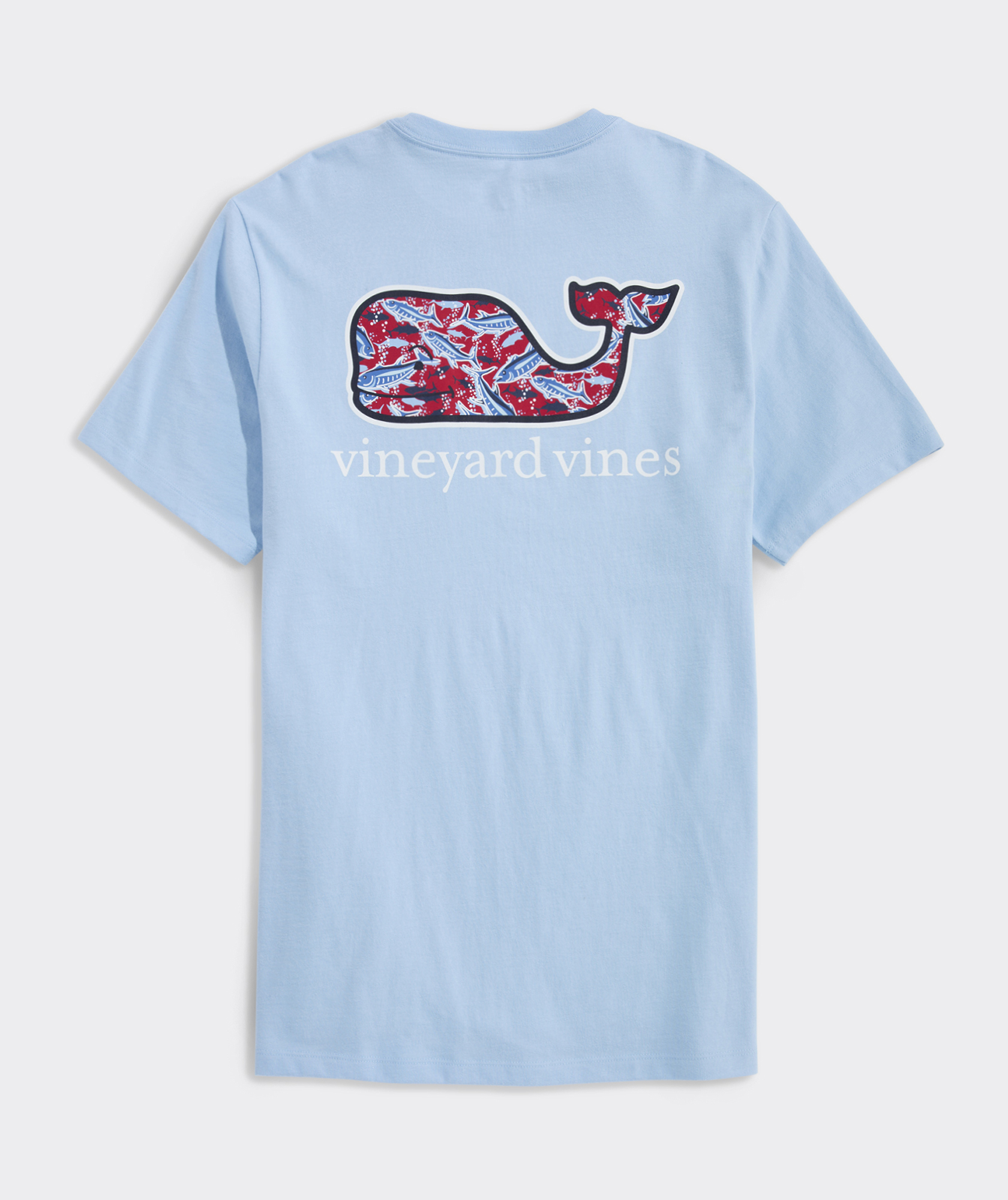 Bone Fishing Whale Short-Sleeve Pocket Tee