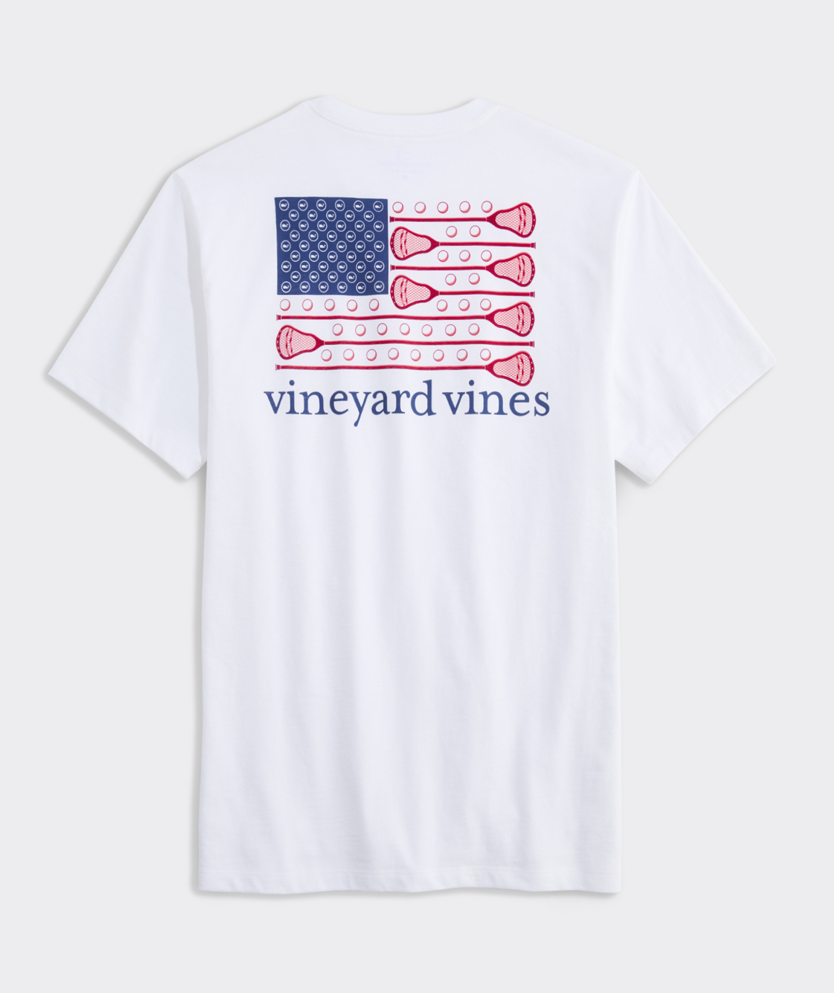 USA Lacrosse Flag Short-Sleeve Pocket Tee