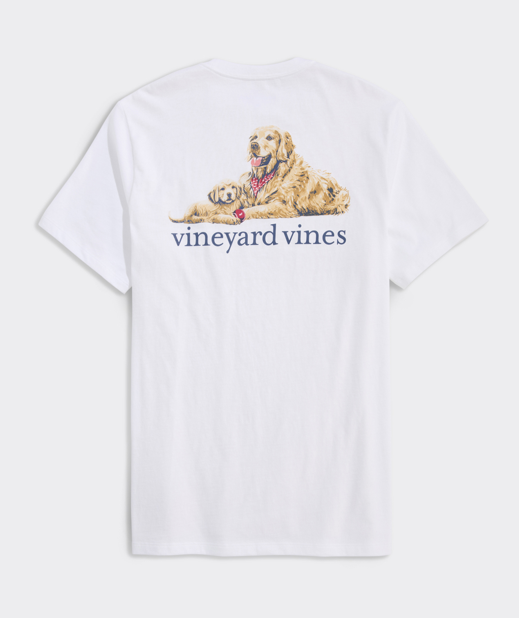 Golden & Pup Father's Day Short-Sleeve Pocket Tee