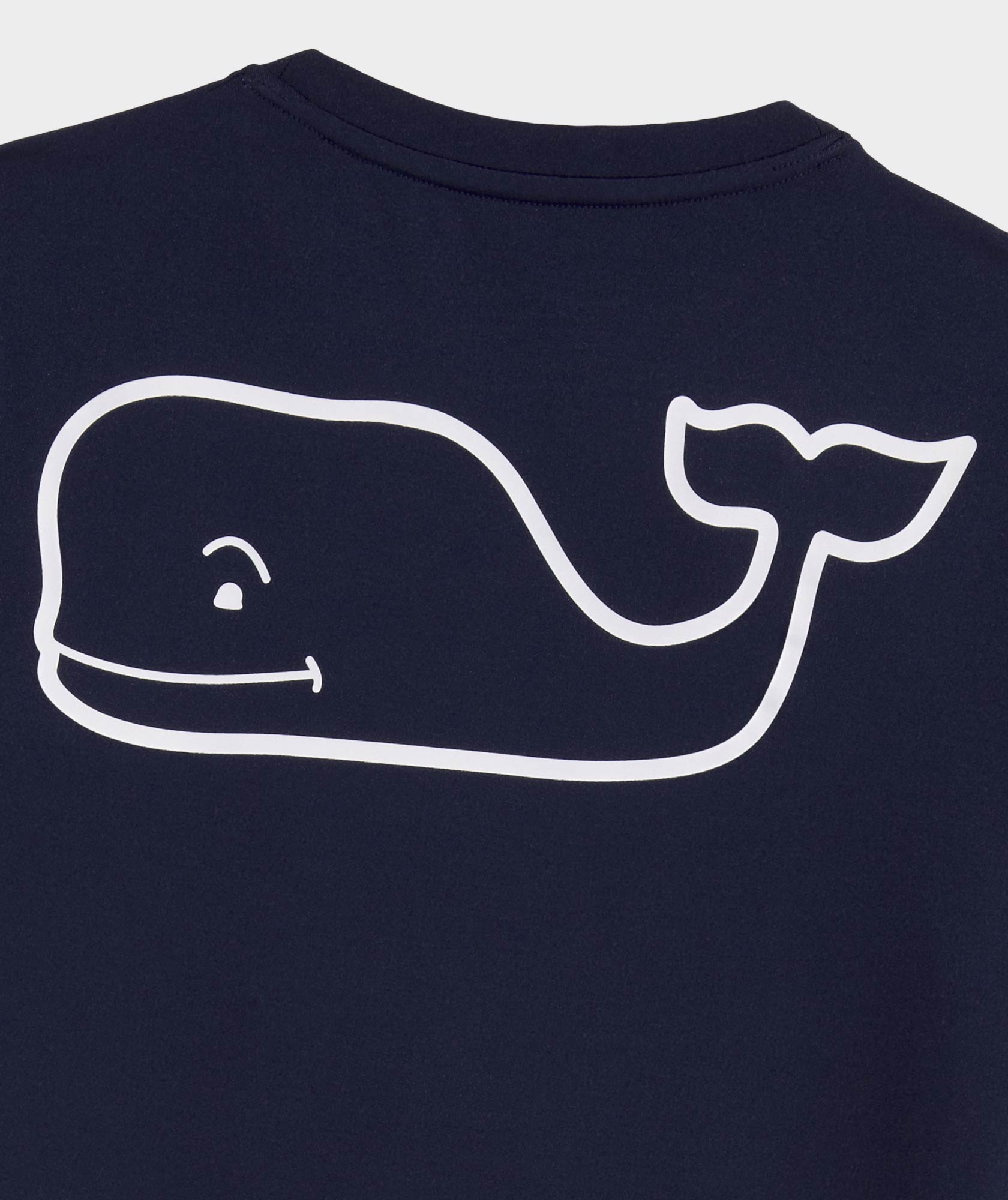Boys' Whale Outline Short-Sleeve Harbor Sun Performance Tee
