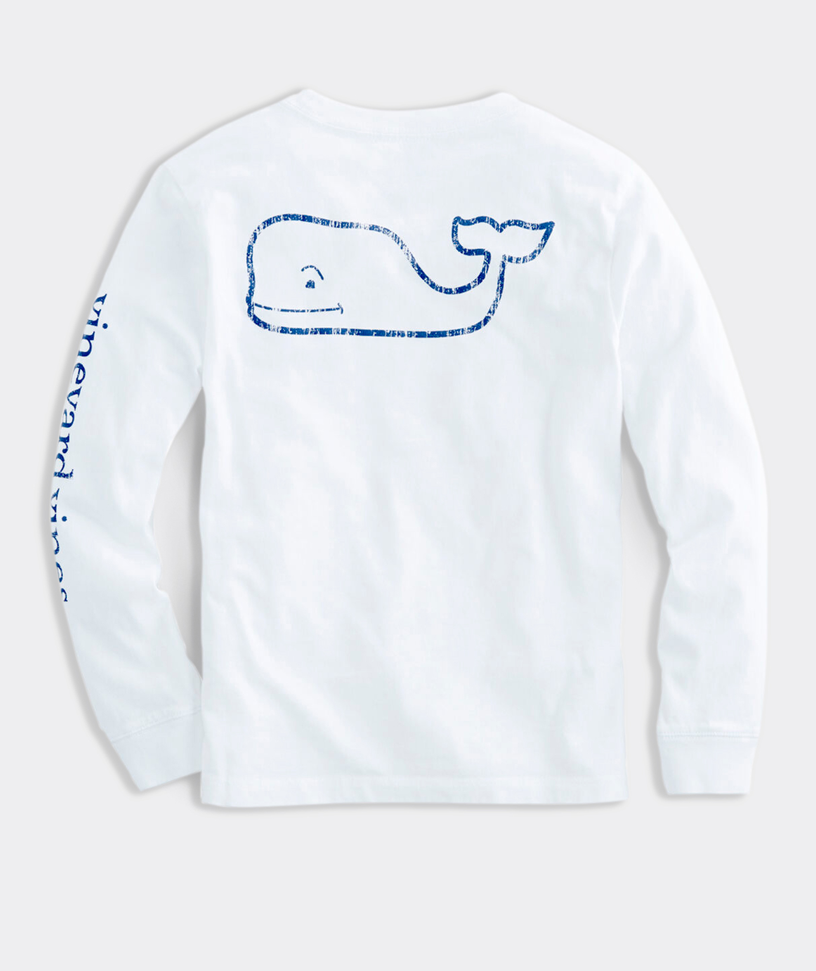 Boys' Vintage Whale Long-Sleeve Pocket Tee
