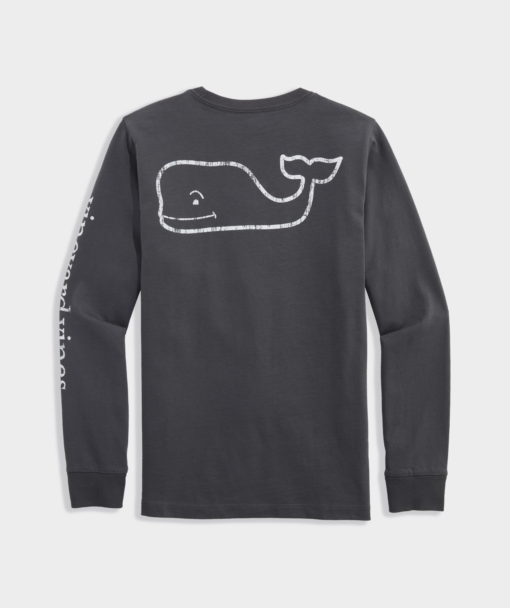 Boys' Vintage Whale Long-Sleeve Pocket Tee