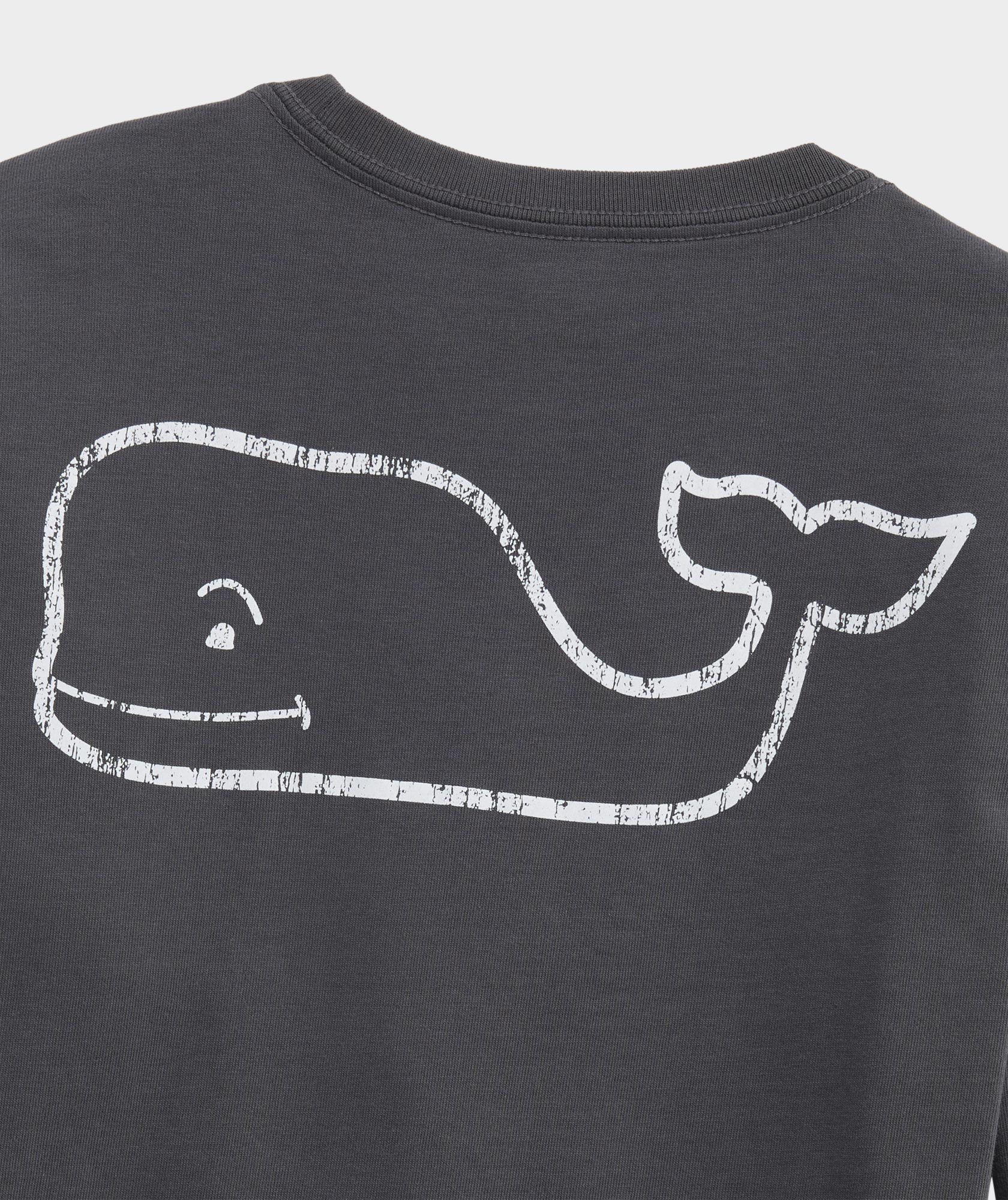 Boys' Vintage Whale Long-Sleeve Pocket Tee