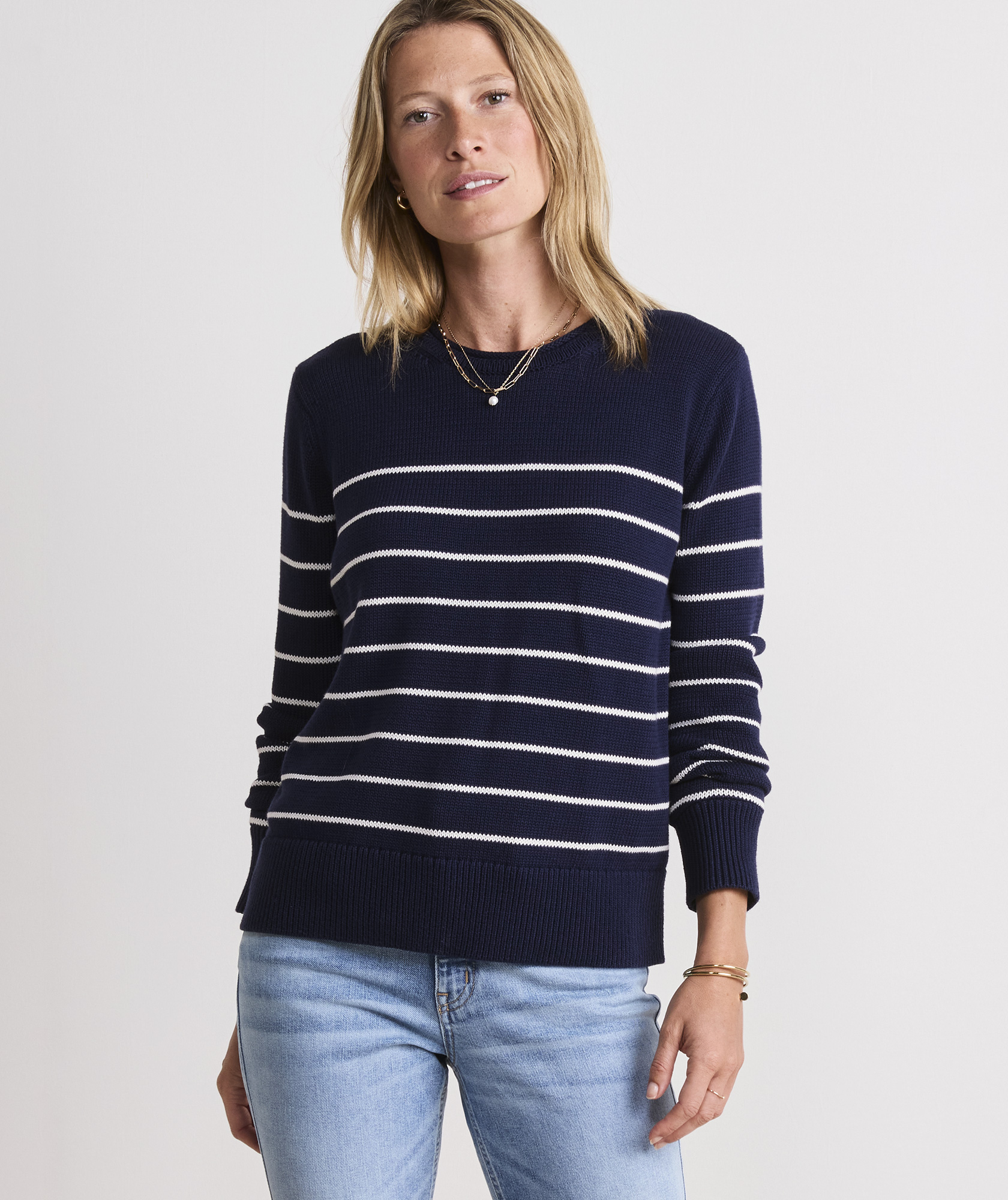 Katie Cotton Roll Neck Sweater