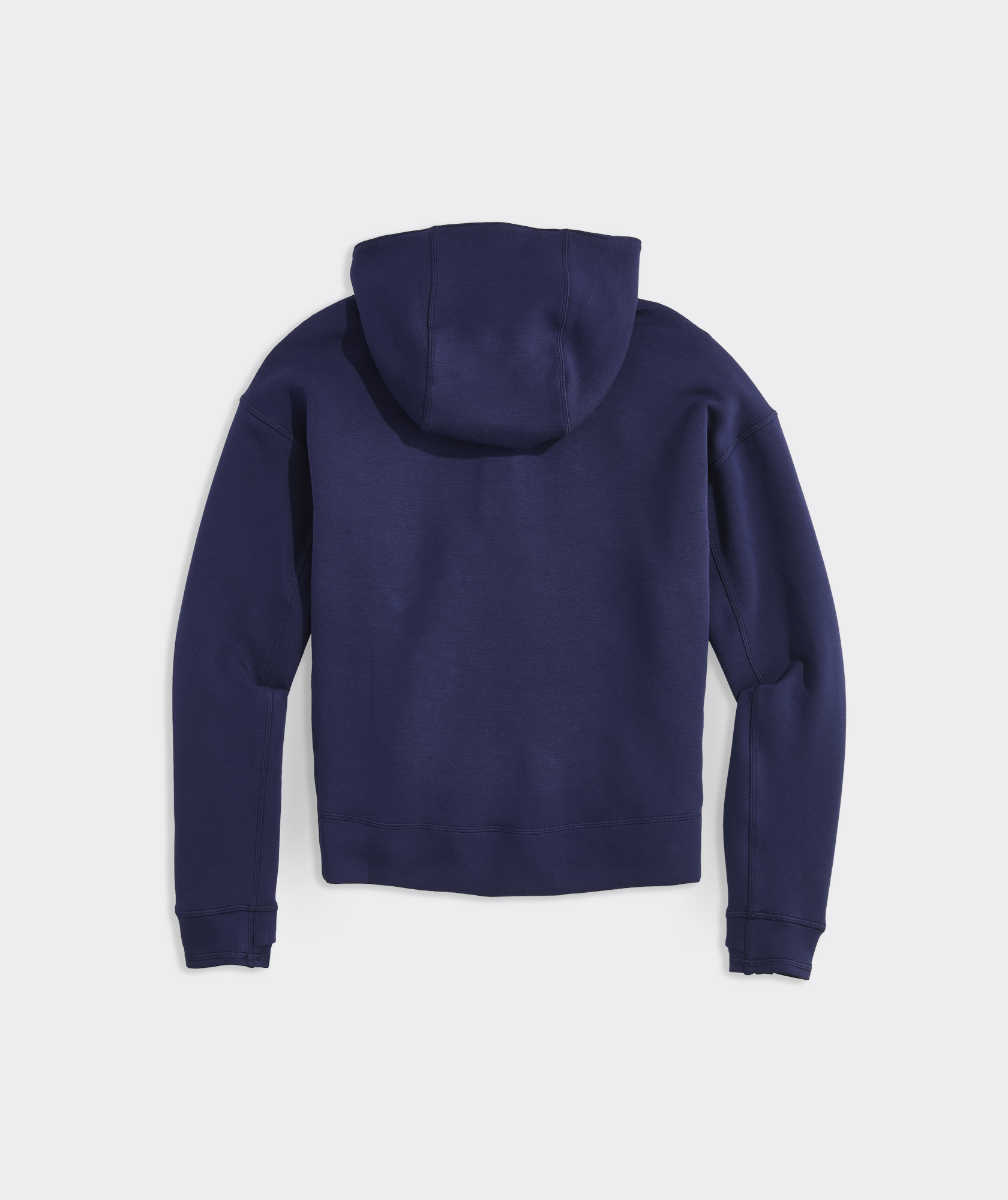 Hooded Snap-Front Pullover