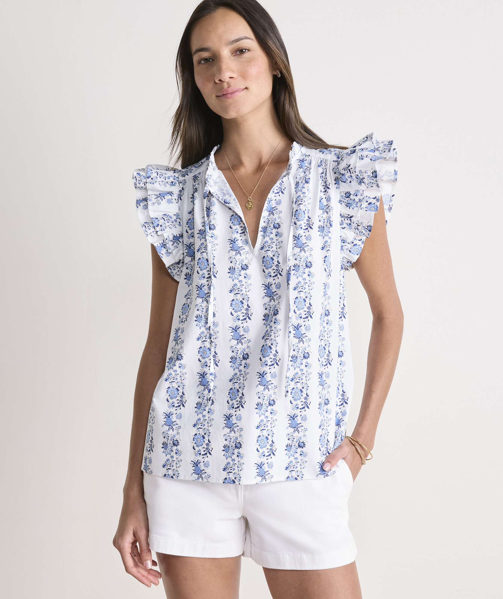 Adare Ruffle Top