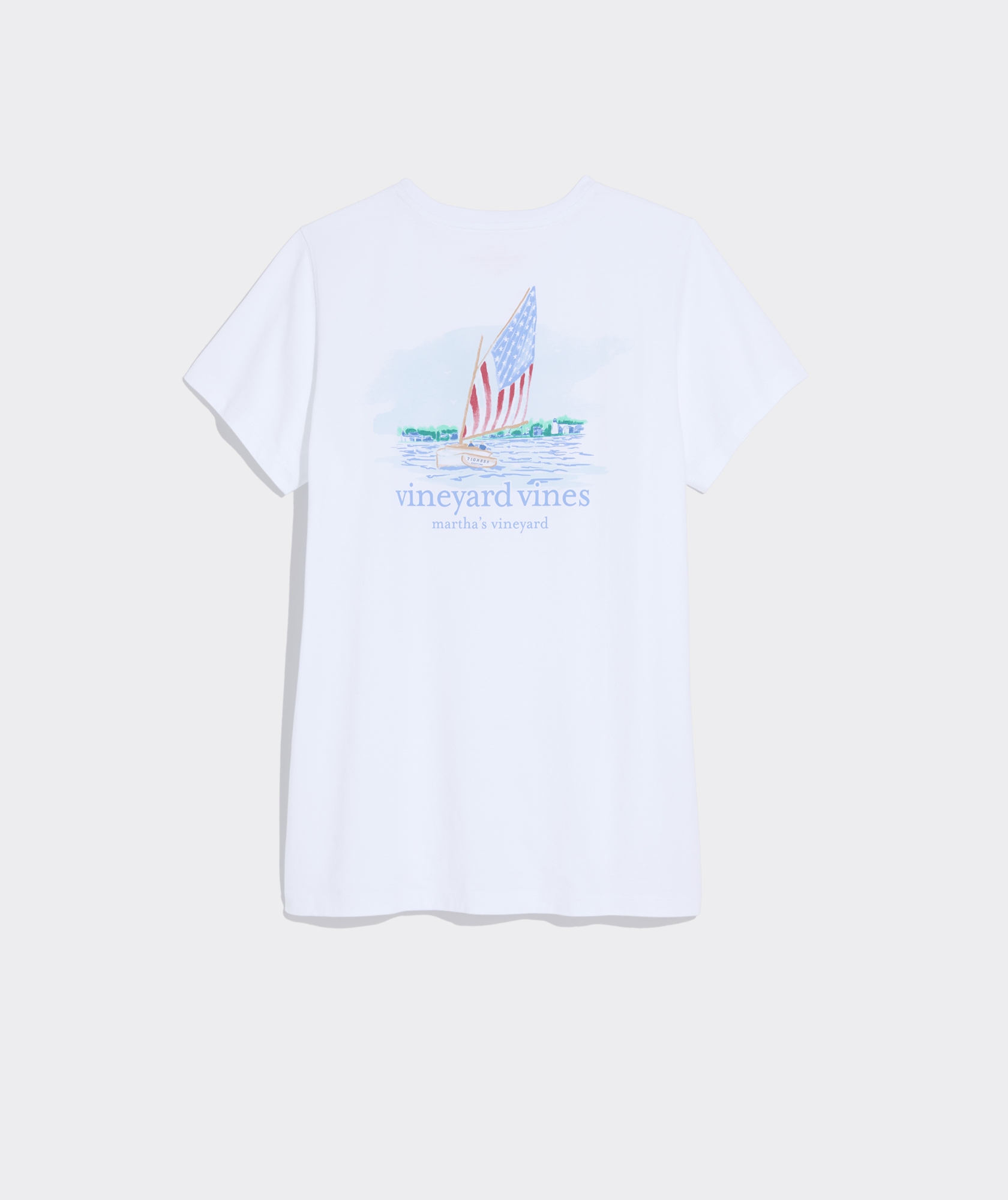 Tigress Painted Scene Short-Sleeve Pocket Tee