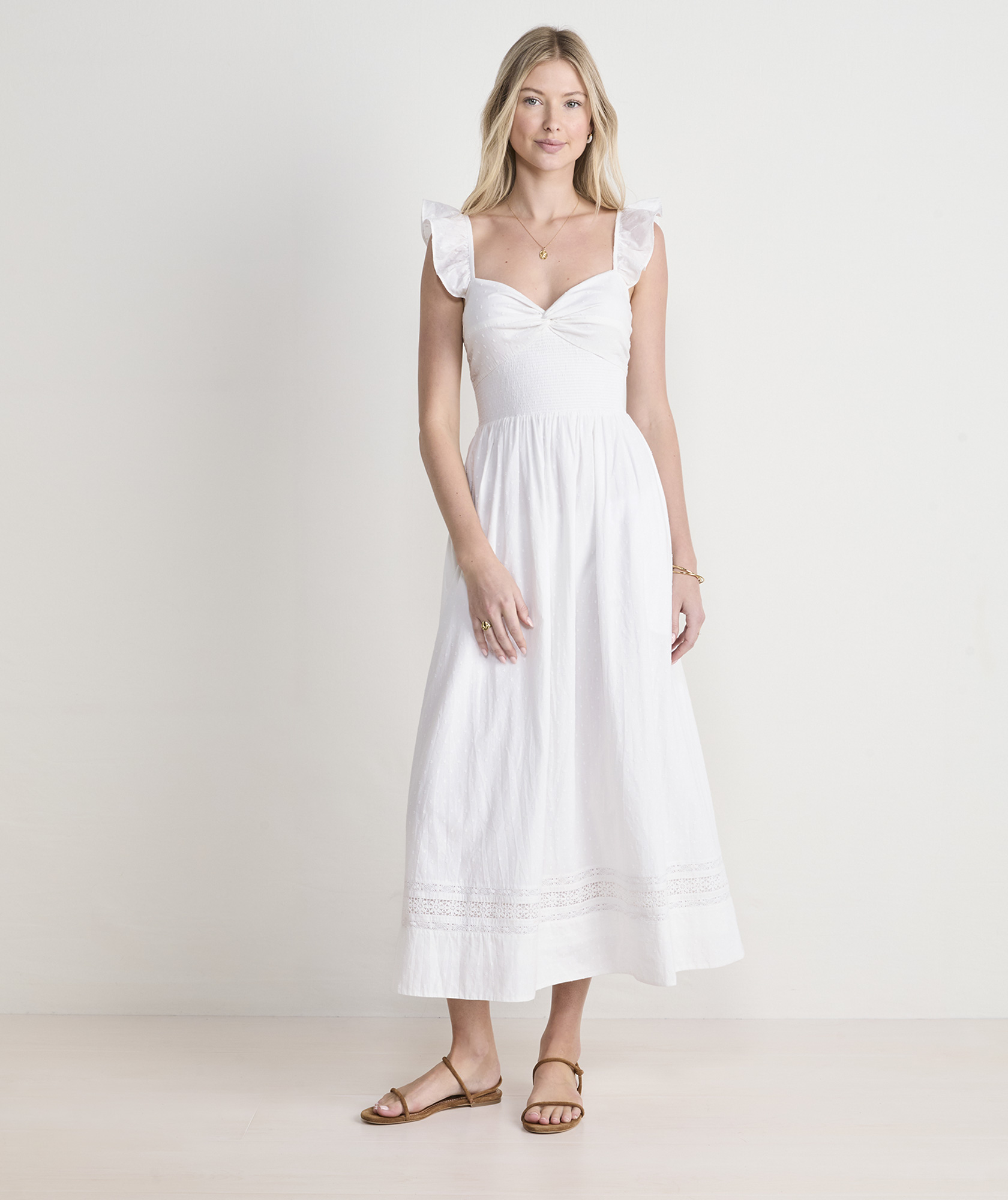 Ariana Clip Dot Dress