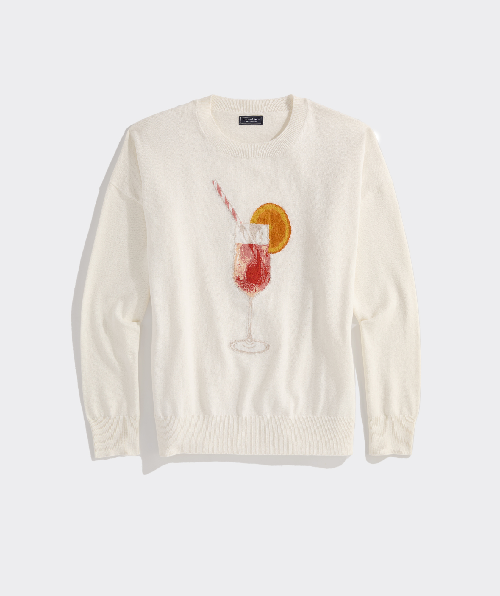 Spritz Intarsia Crewneck Sweater