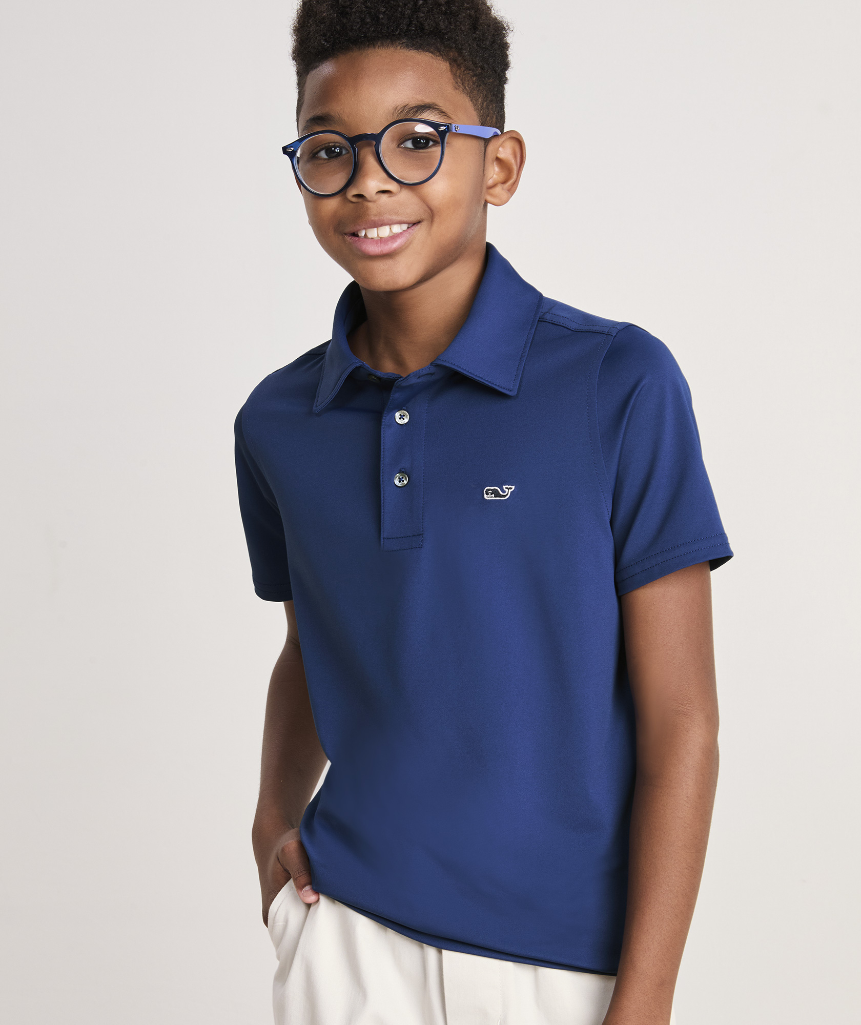 Boys' Solid Sankaty Polo