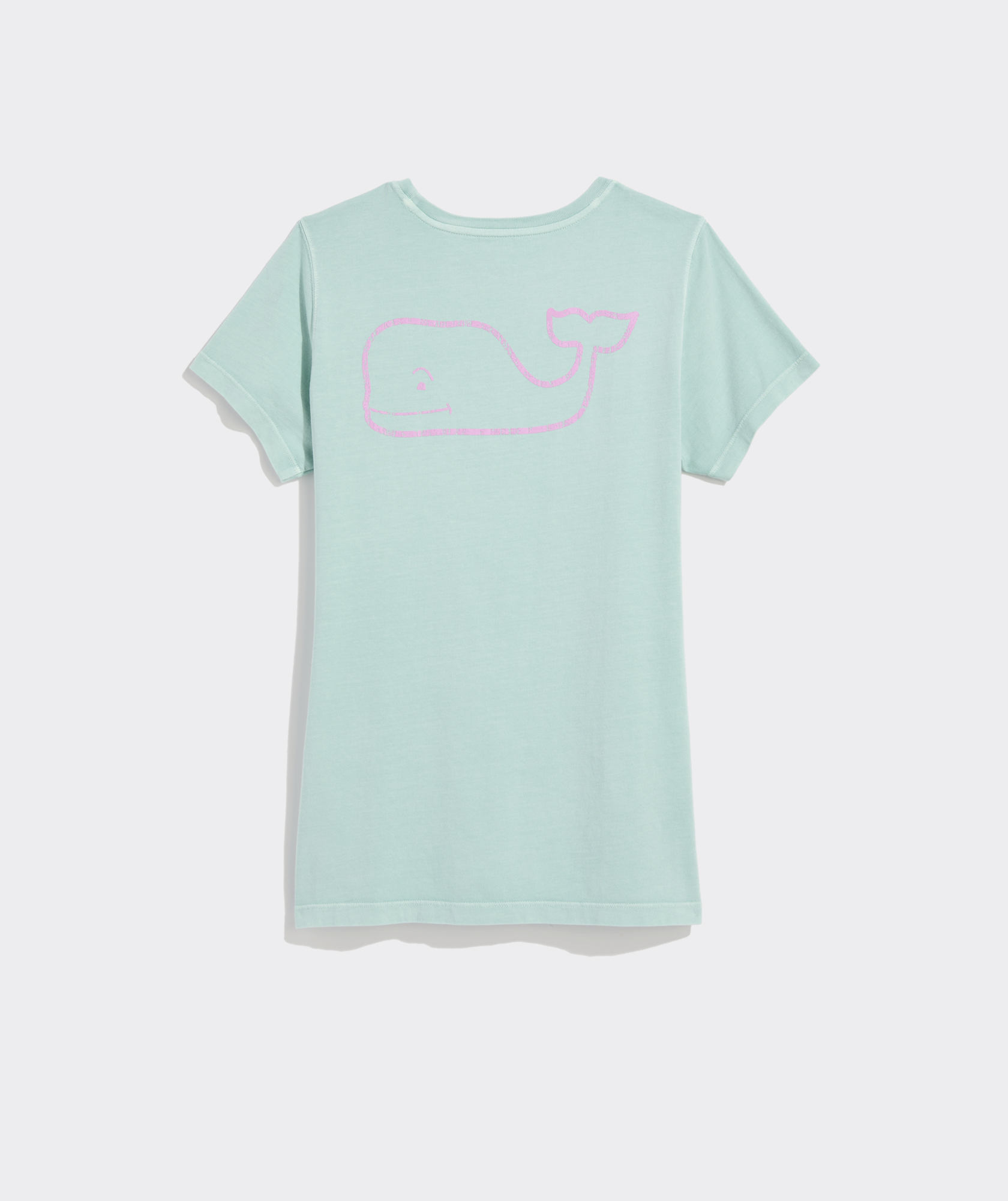 Garment-Dyed Vintage Whale Short-Sleeve Pocket Tee