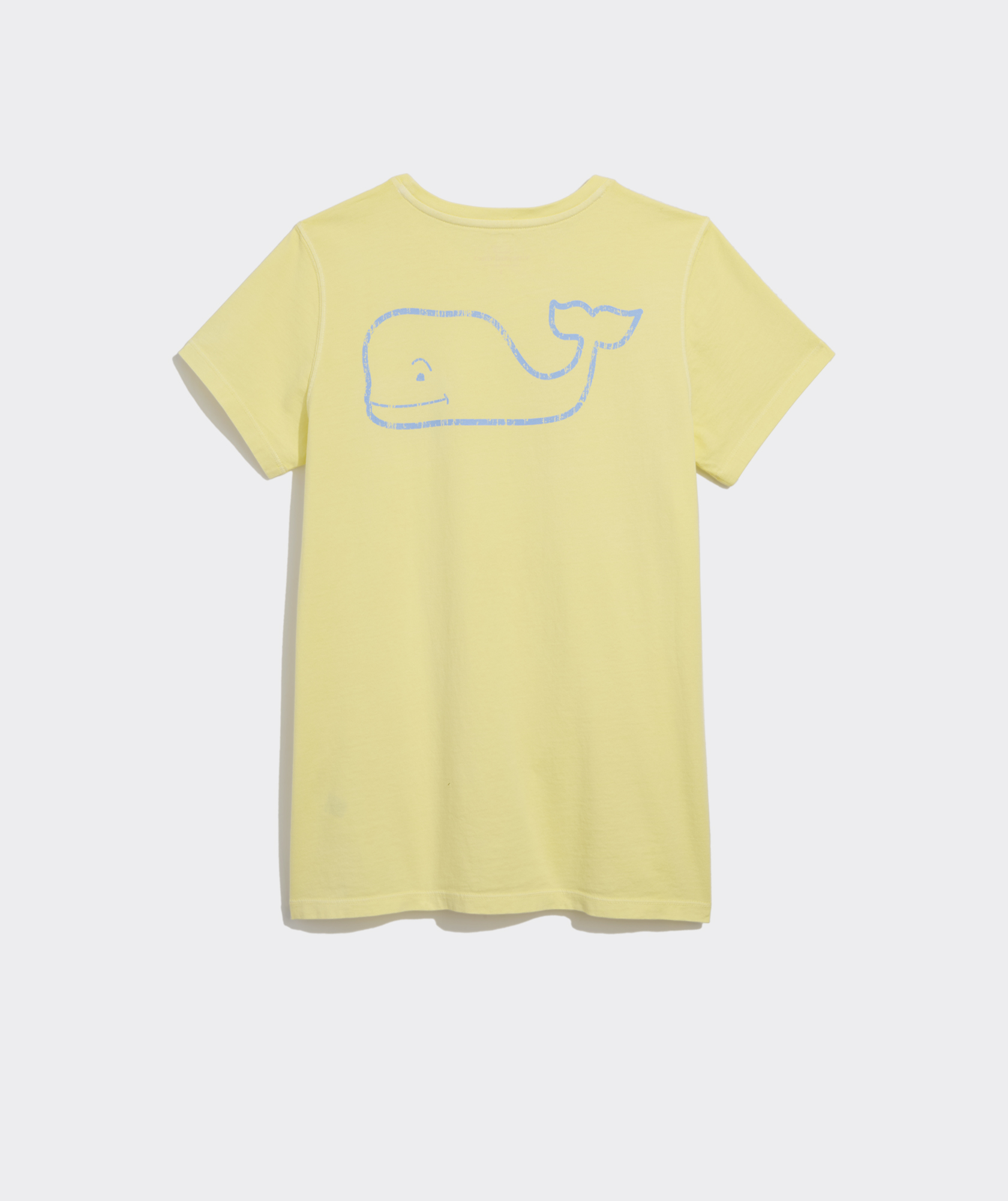 Garment-Dyed Vintage Whale Short-Sleeve Pocket Tee