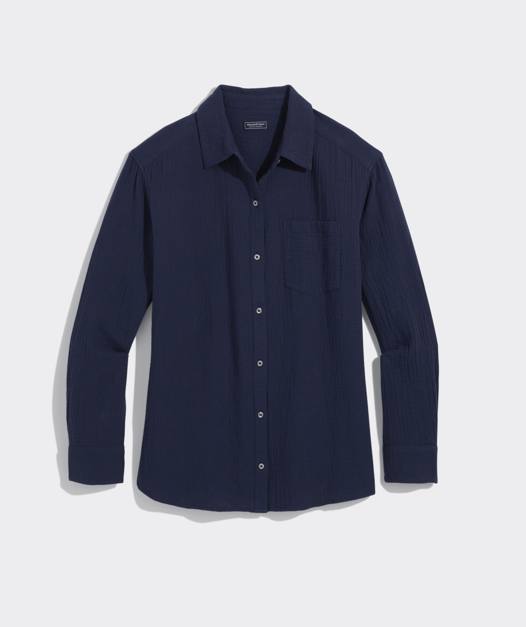 Double Gauze Button-Down