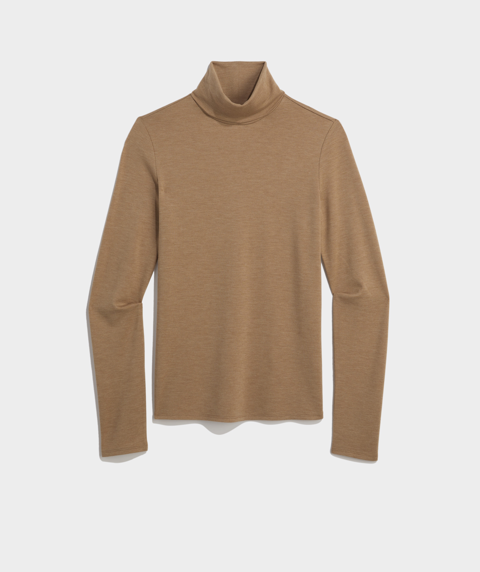 Luxe Pique Turtleneck