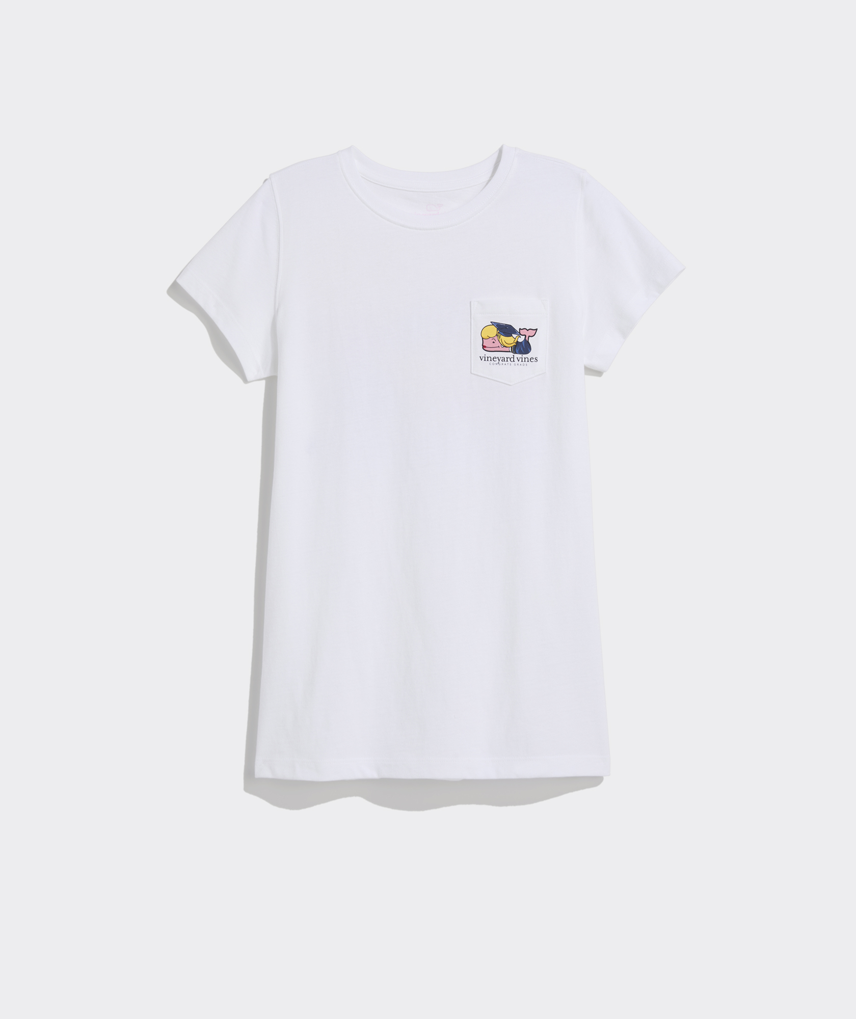 Women's 2025 Graduation Whale Short-Sleeve Pocket Tee