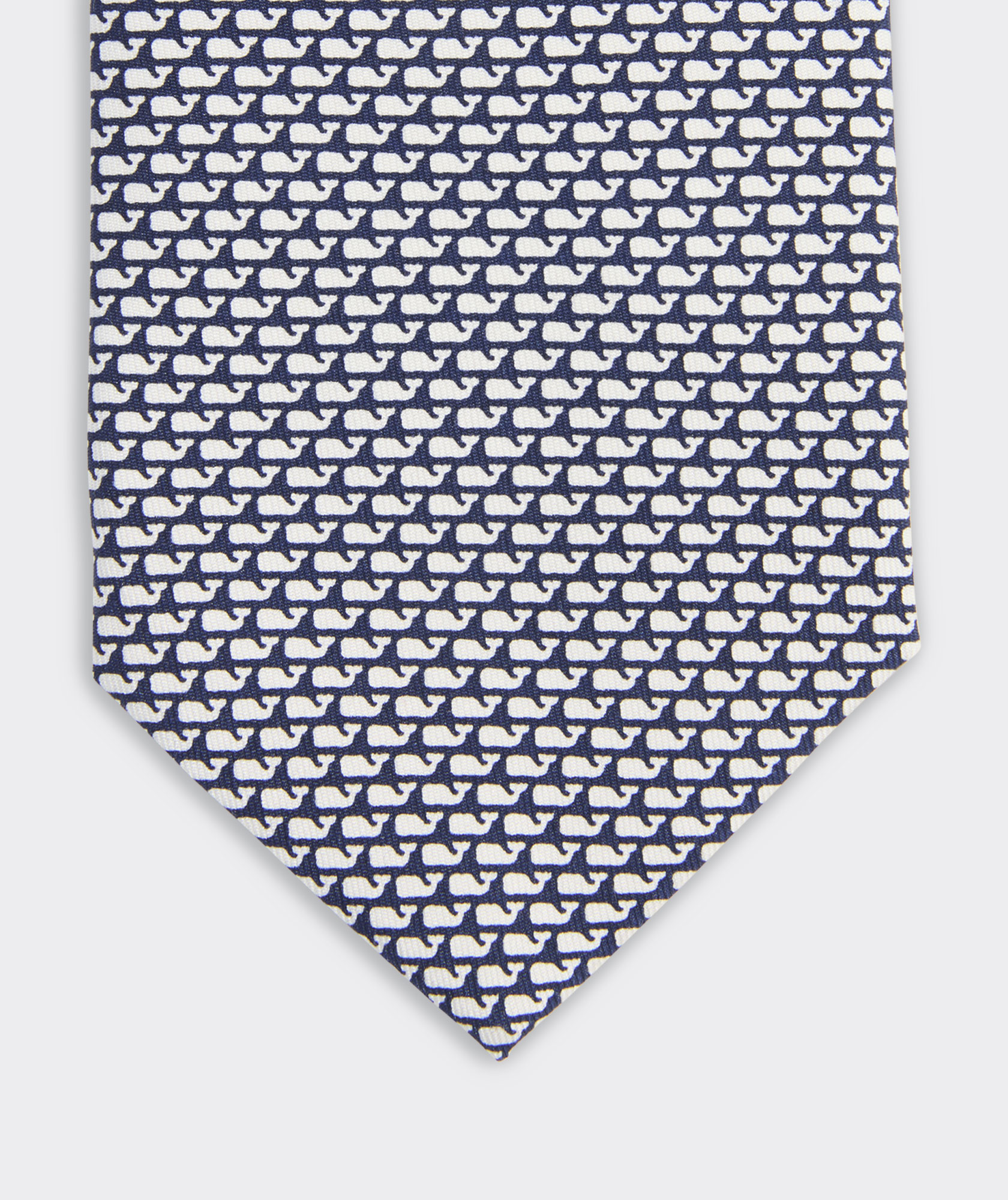 Micro Whales Silk Tie