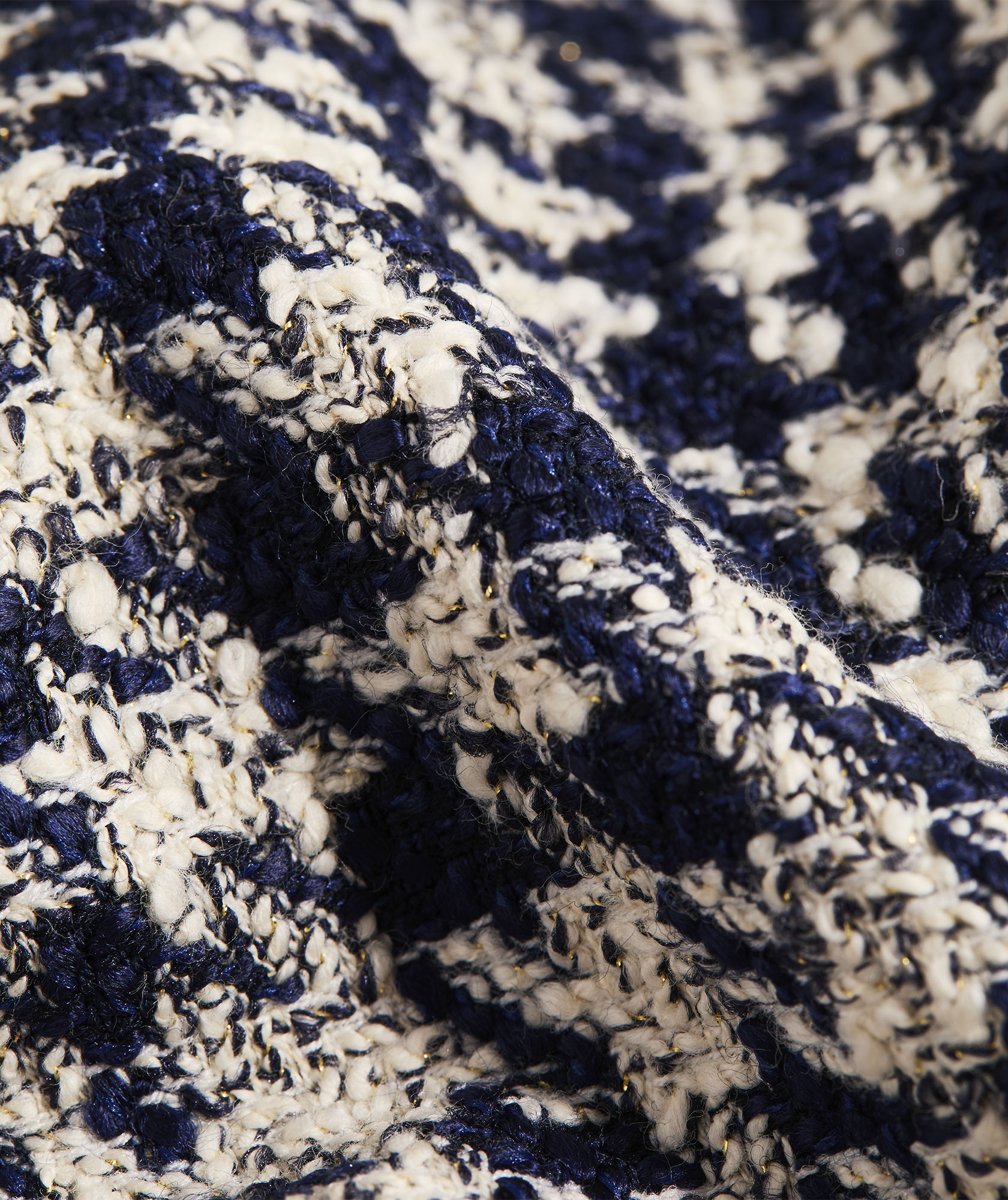 BouclÃ© Button-Front Top