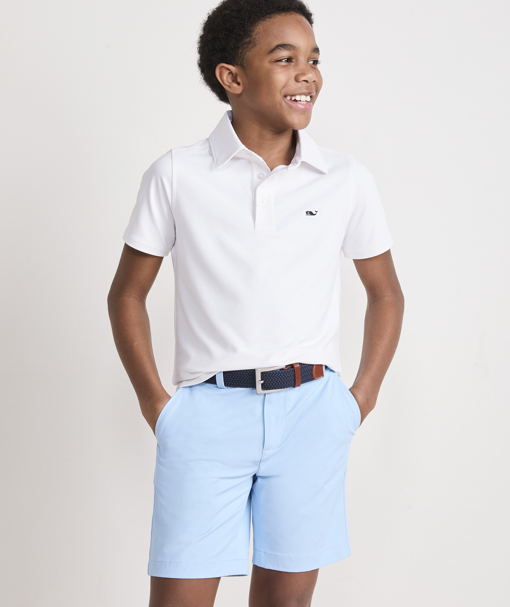 Boys' Solid Sankaty Polo