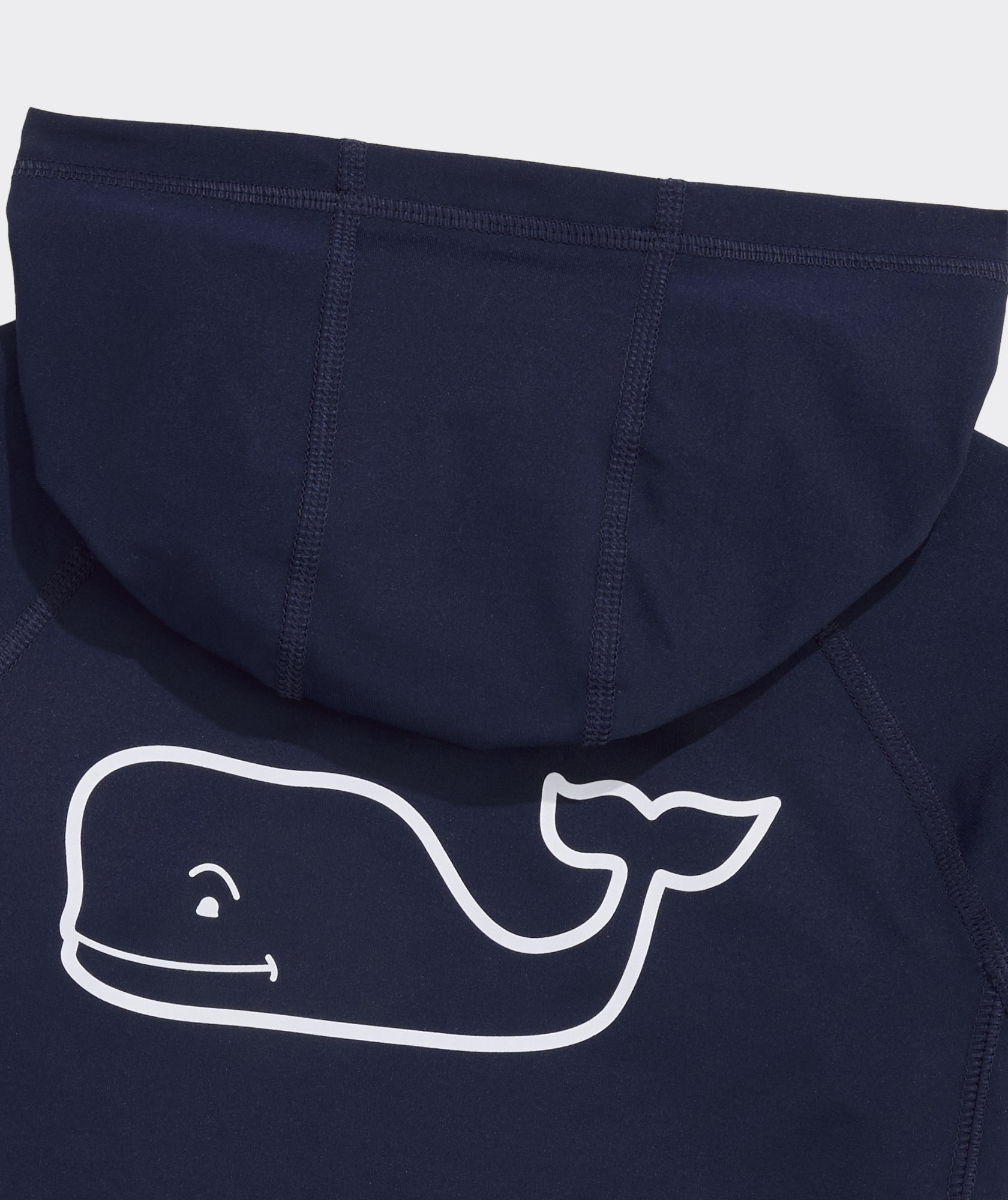 Boys' Whale Outline Harbor Sun Performance Hoodie Tee
