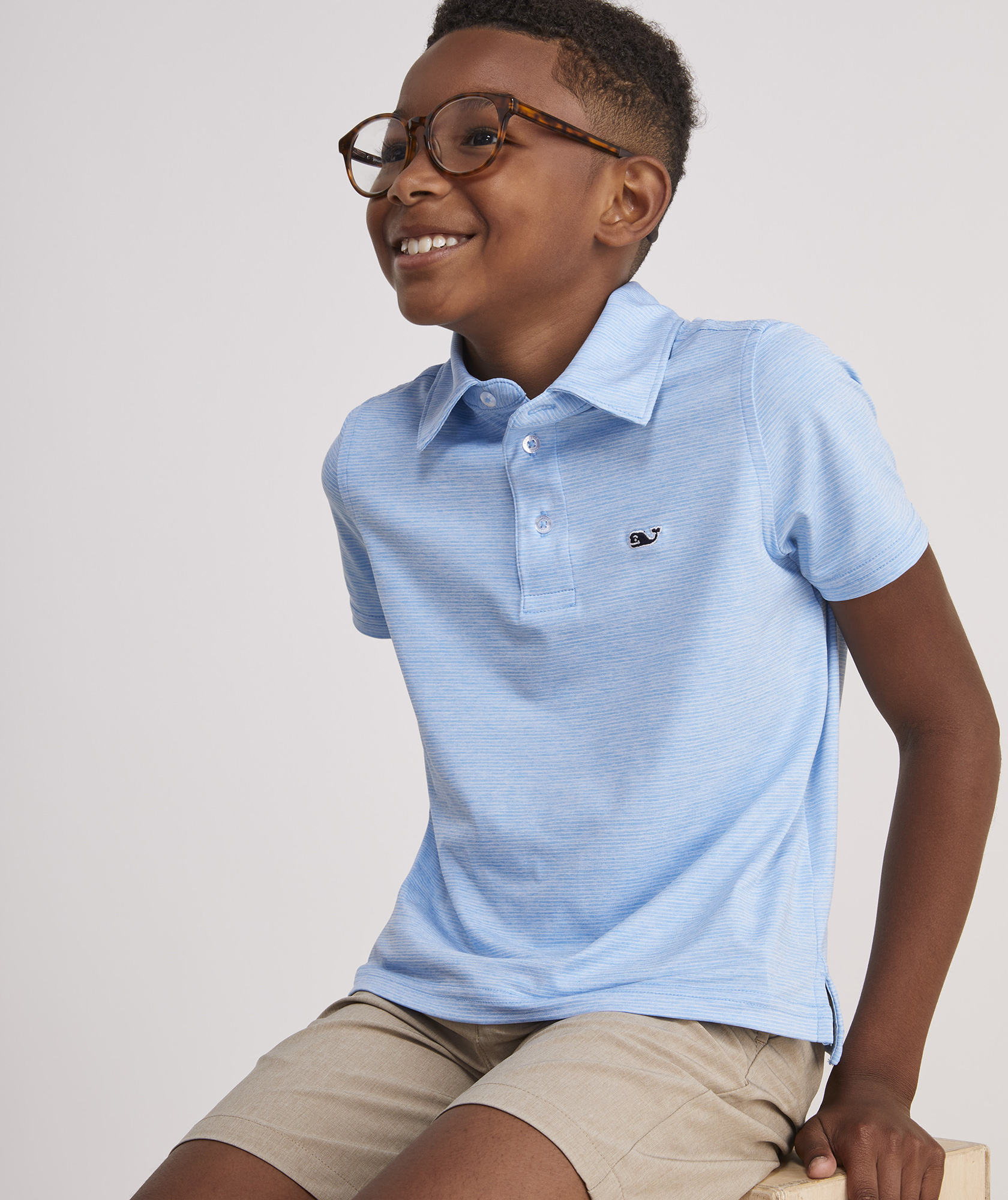 Boys' St Jean Stripe Sankaty Polo
