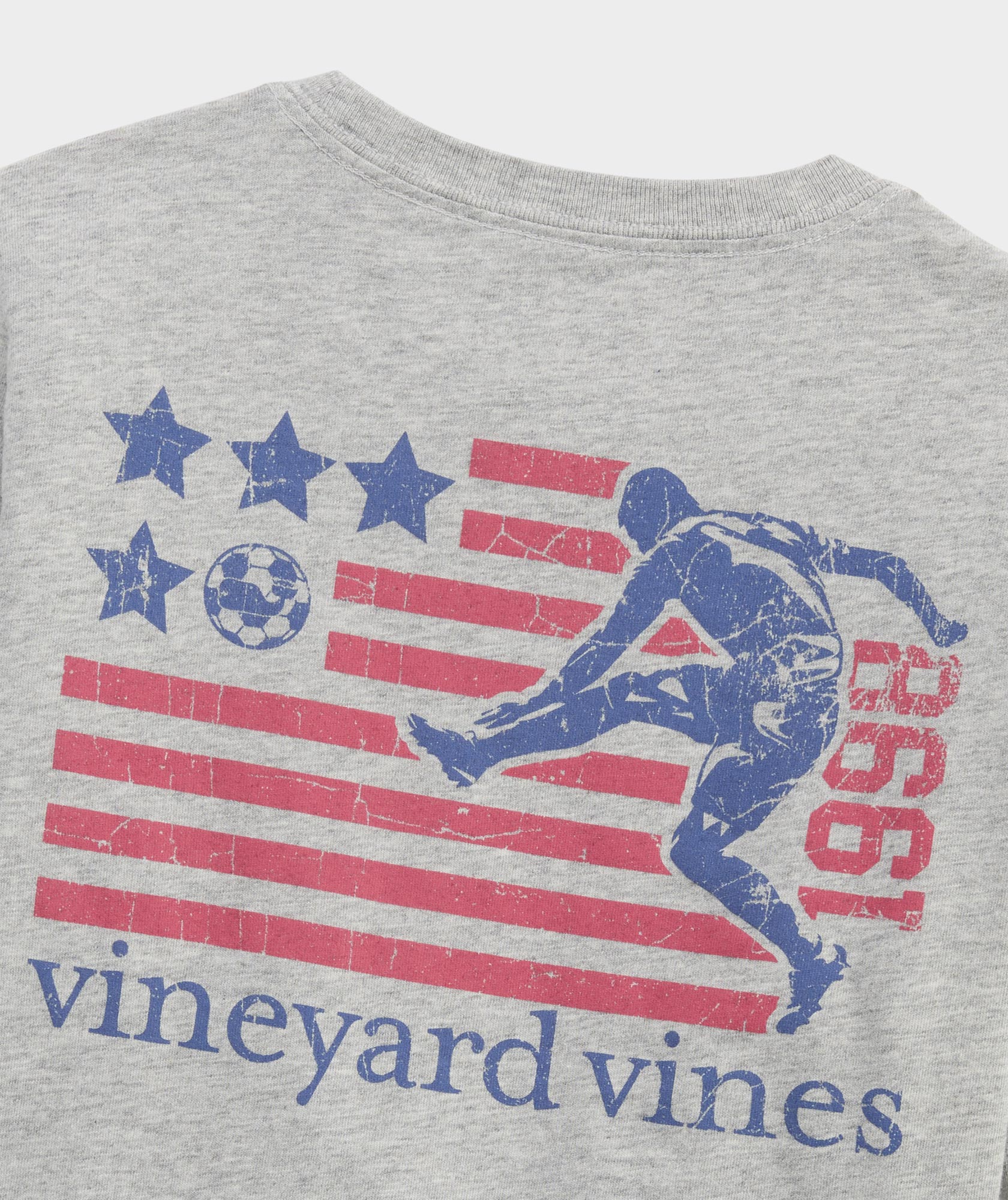 Boys' USA Soccer Kick Long-Sleeve Pocket Tee