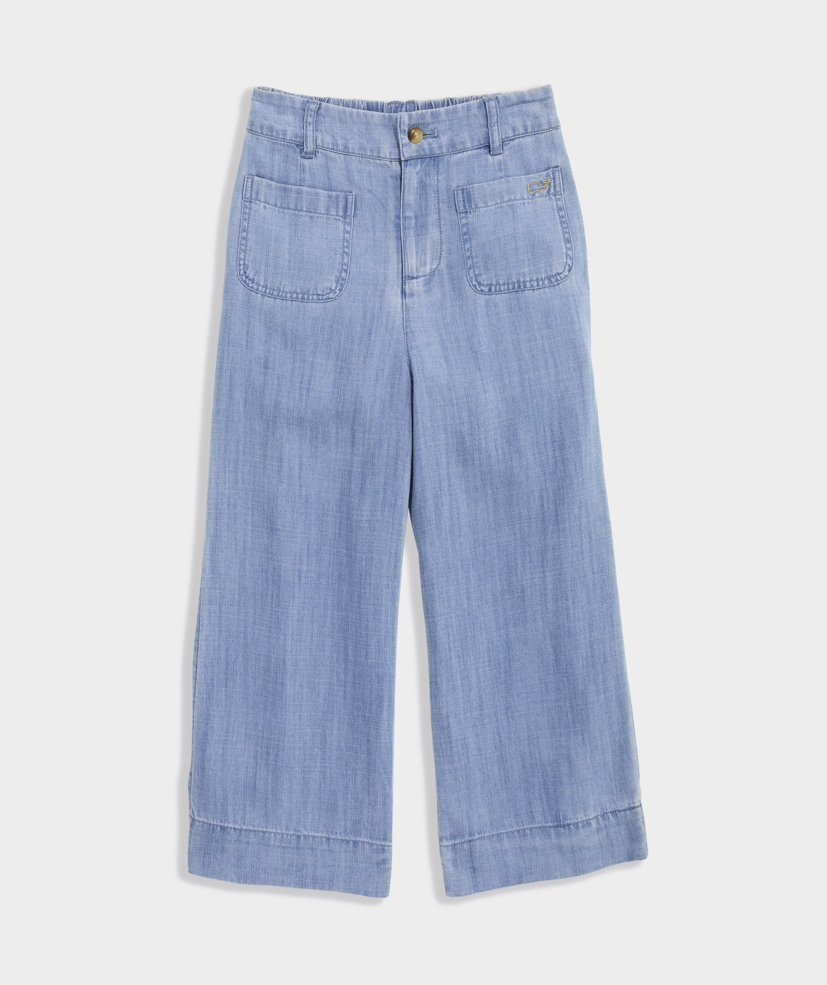 Girls' Chambray Sailor Pants