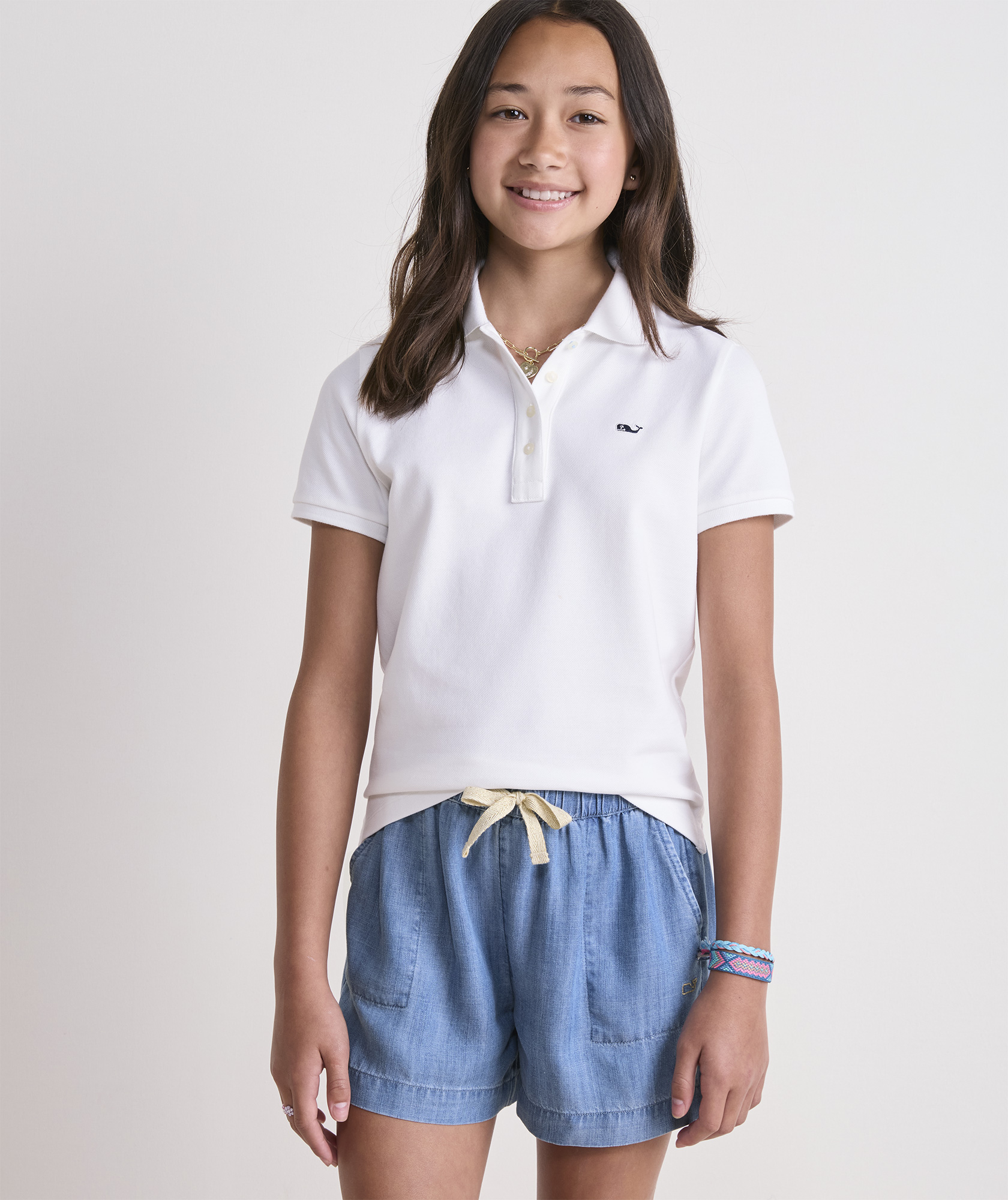 Girls' Heritage Pique Polo