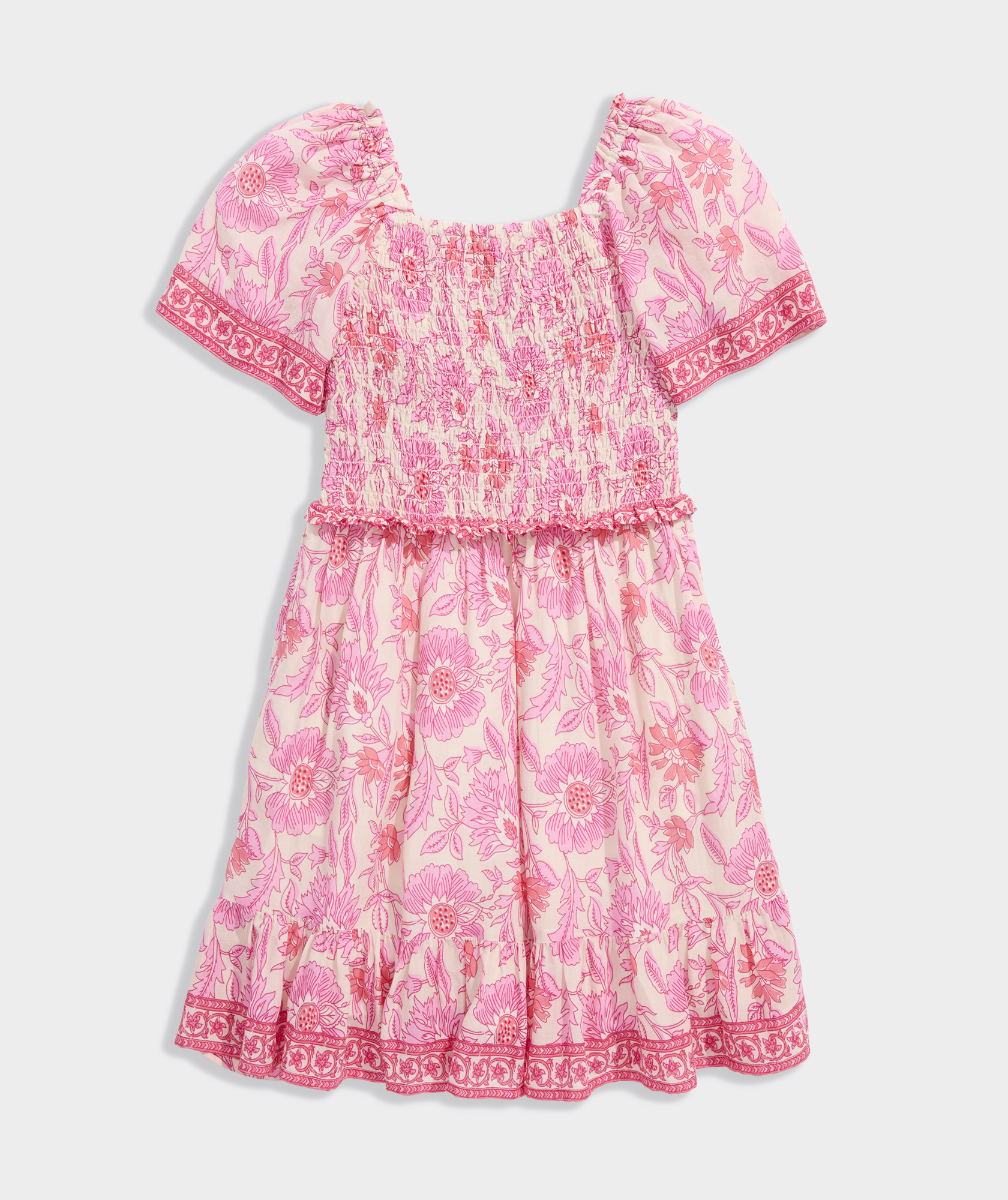 Girls Lena Smocked Dress