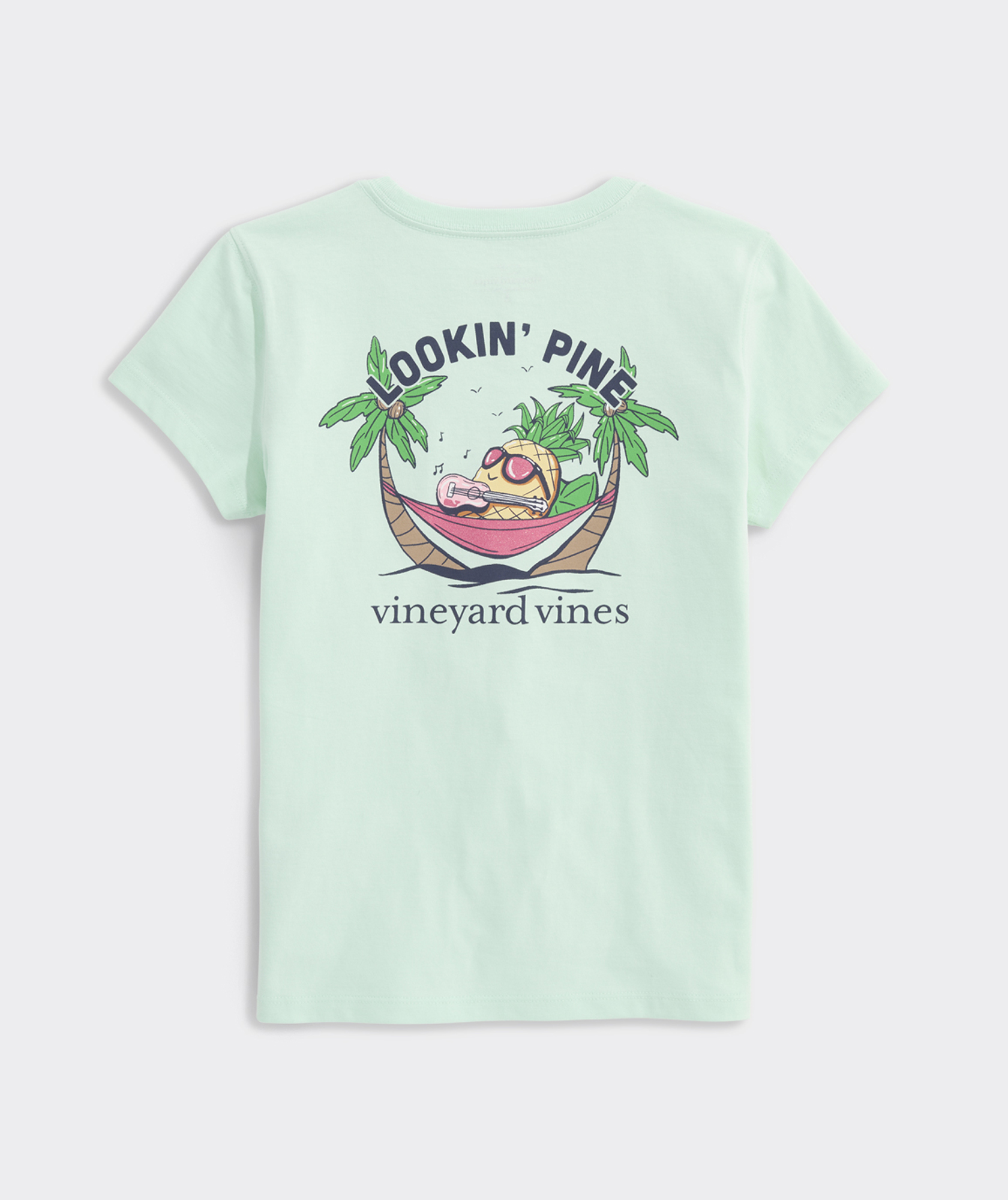 Girlsâ Lookin' Pine Short-Sleeve Pocket Tee