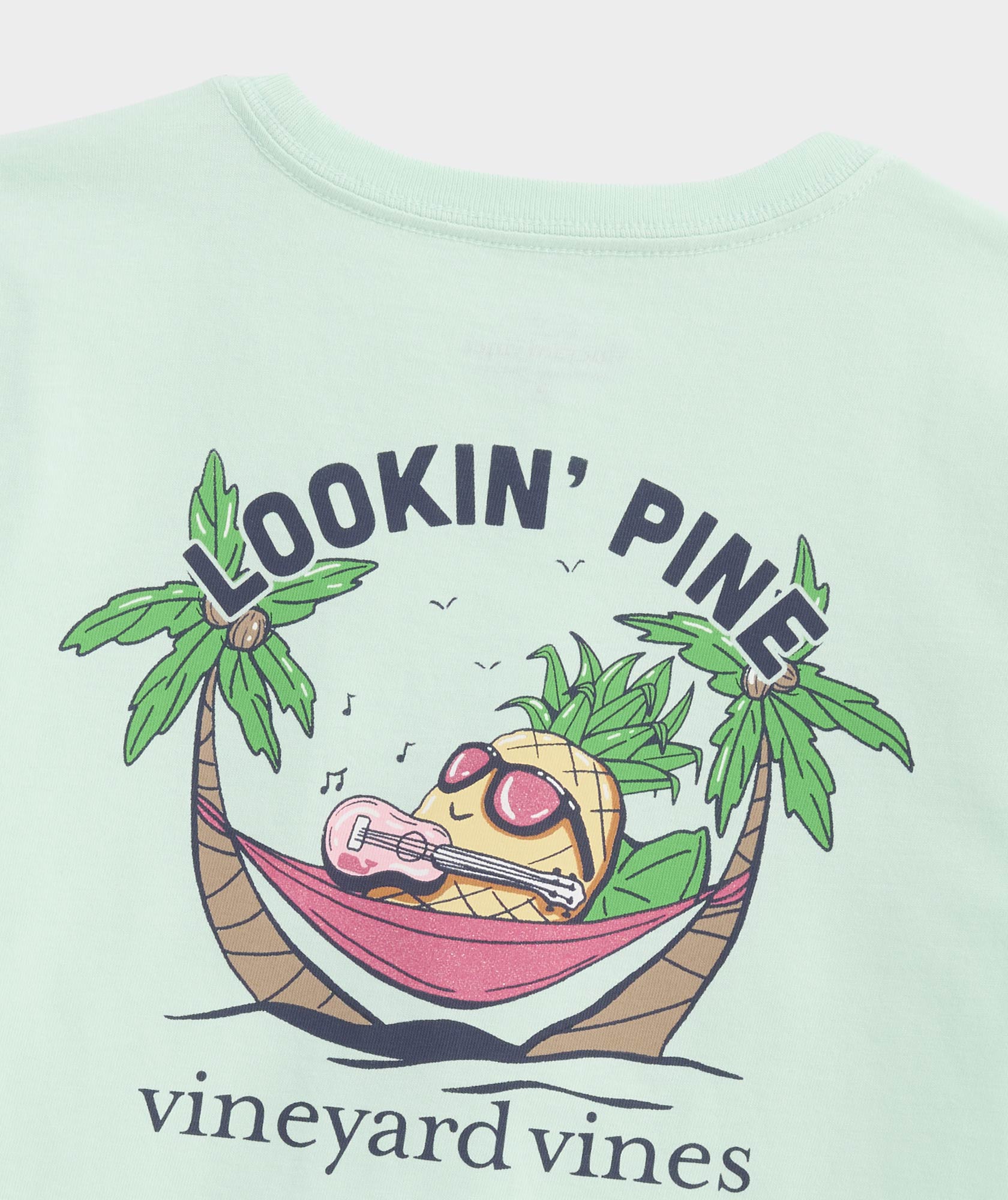 Girlsâ Lookin' Pine Short-Sleeve Pocket Tee