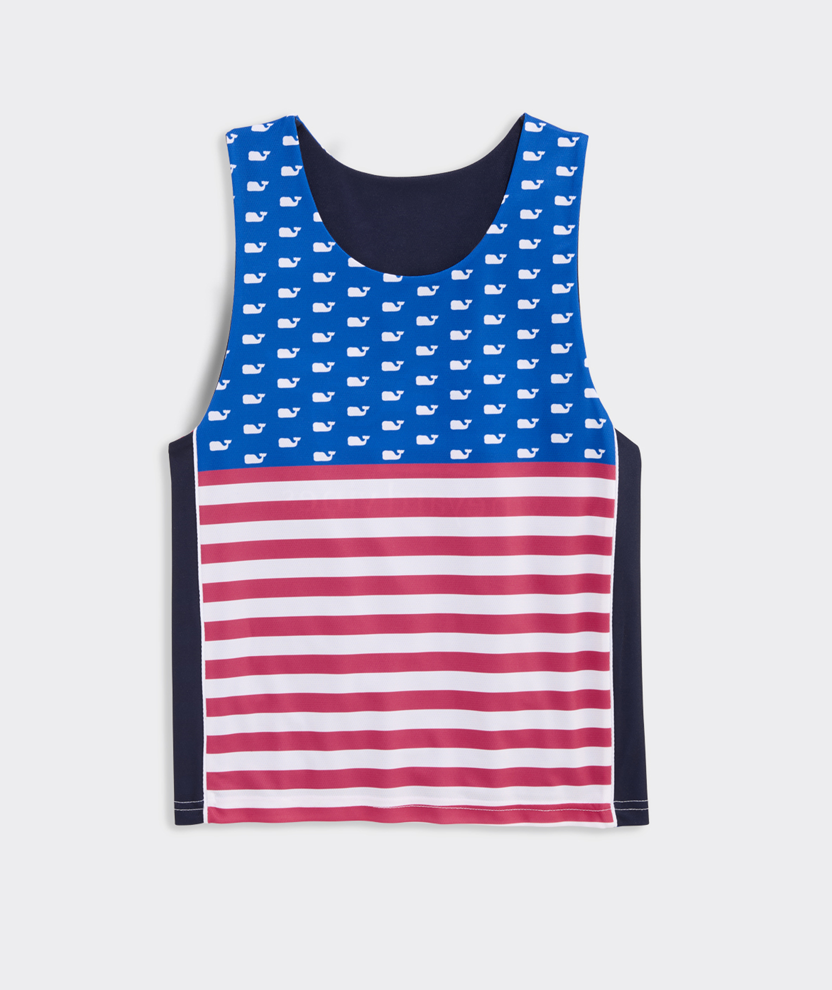 Boys' Reversible USA Whale Mesh Pinnie