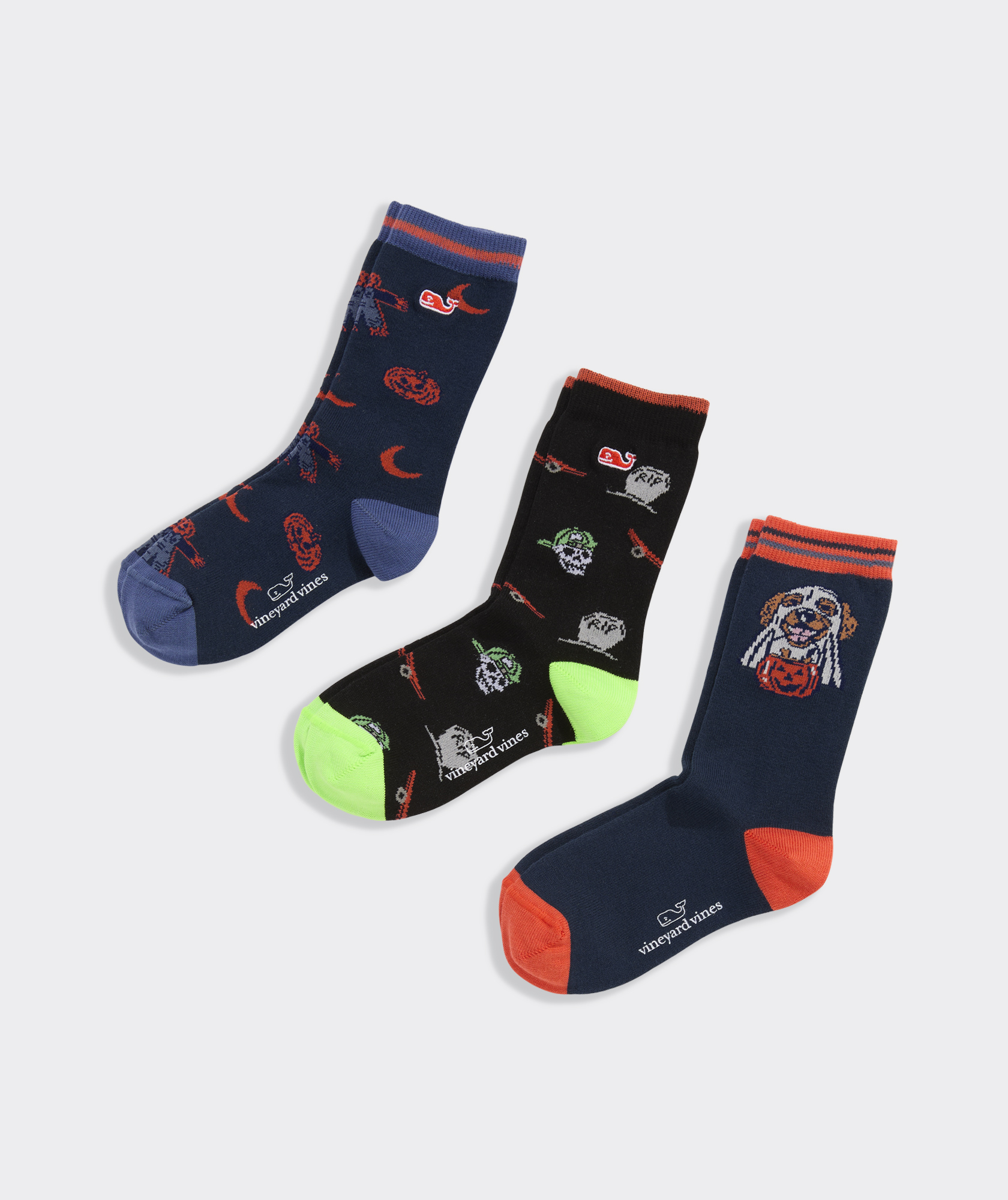 Boys' Halloween Icons 3-Pack Socks