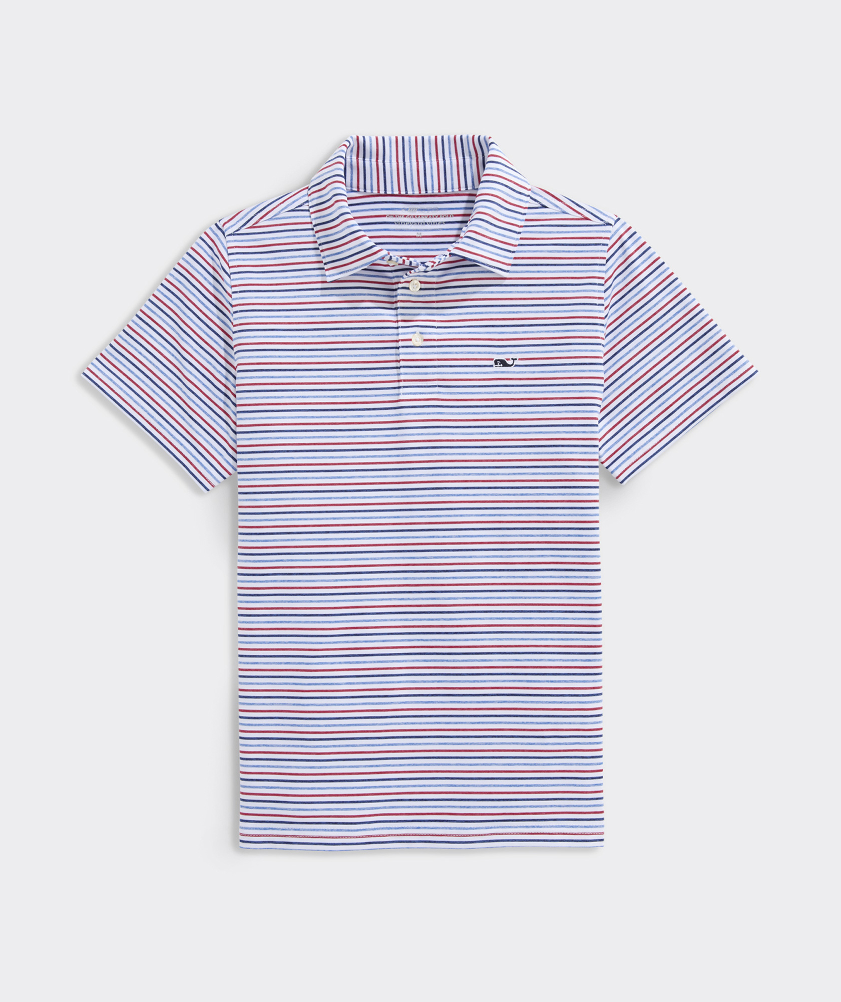 Boys' Multi Bradley Stripe Sankaty Polo
